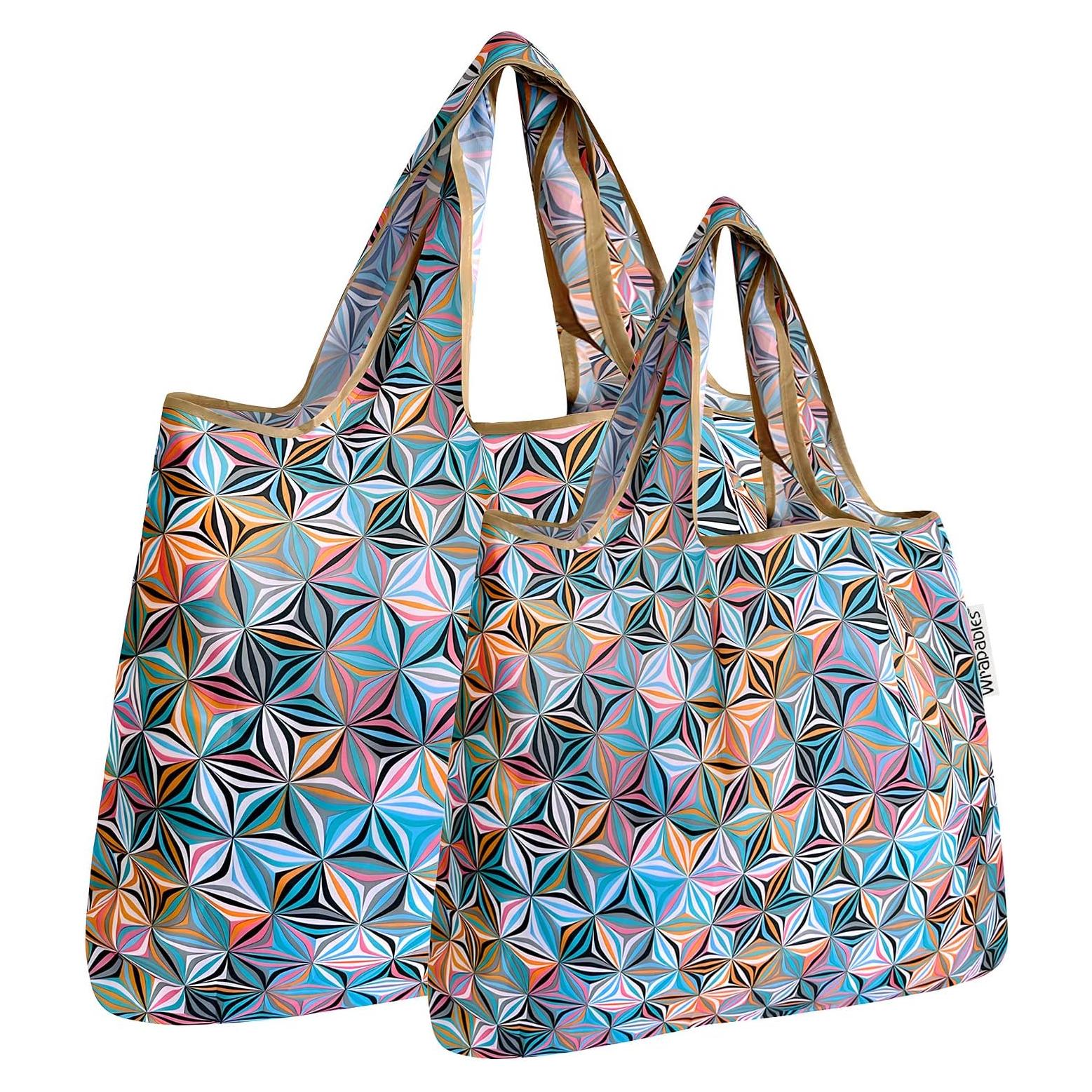 Bolsa de Compras Plegable Allydrew Juego de 2 Nylon Ecológicas