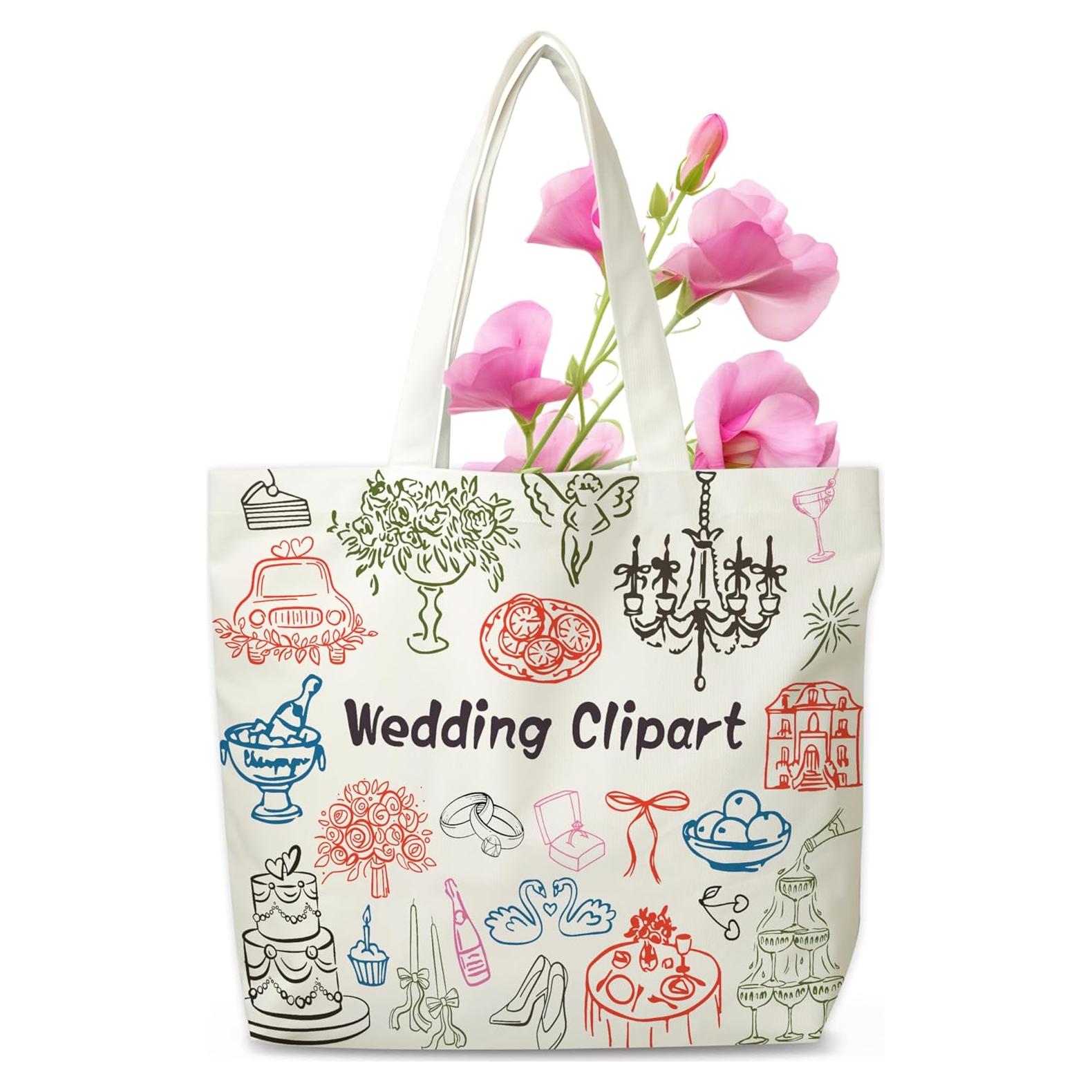 Bolsa de Lona Estilo Minimalista TCHOND 42x34.8cm