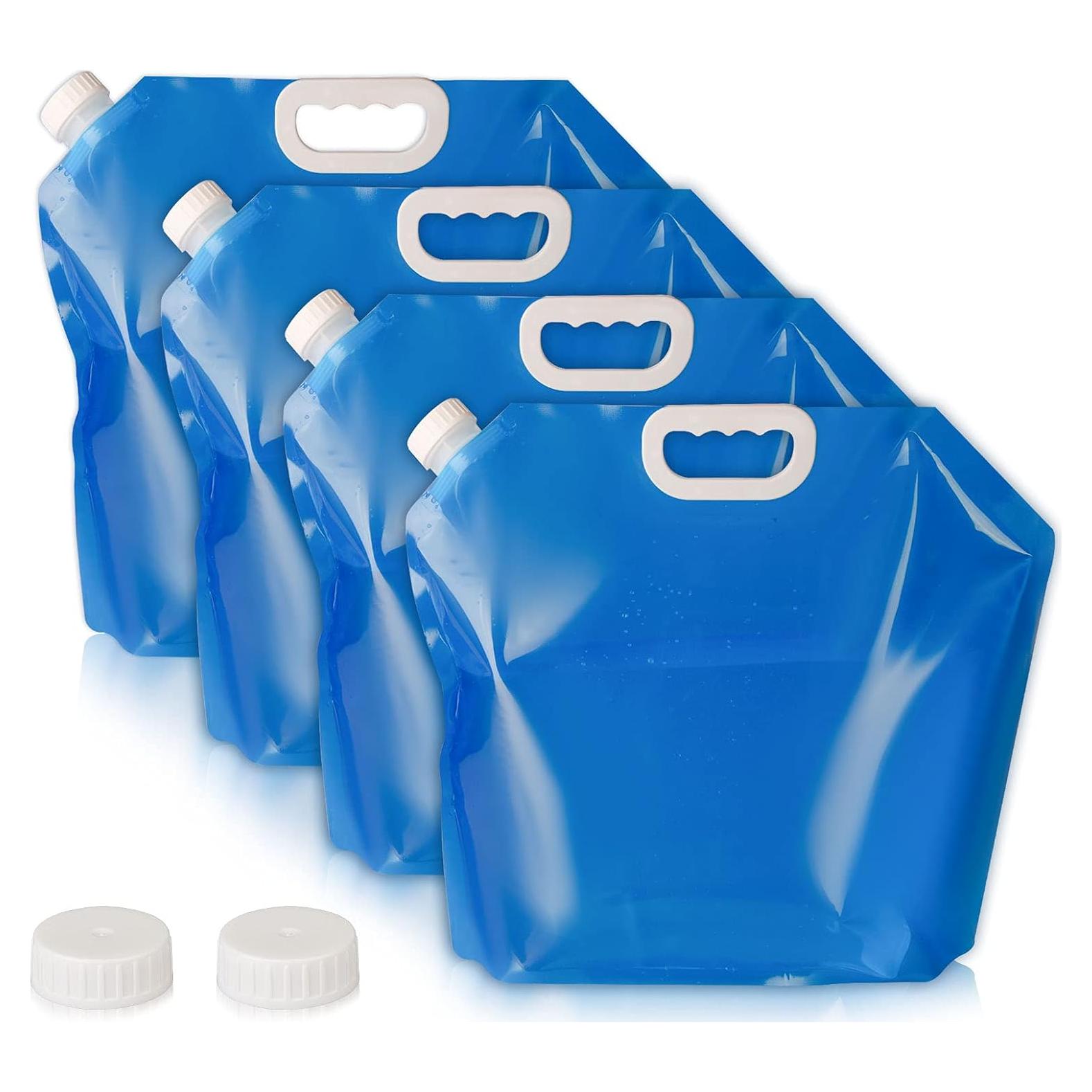 Contenedor de Agua Plegable Hakkin 4 Piezas 5L Libre BPA