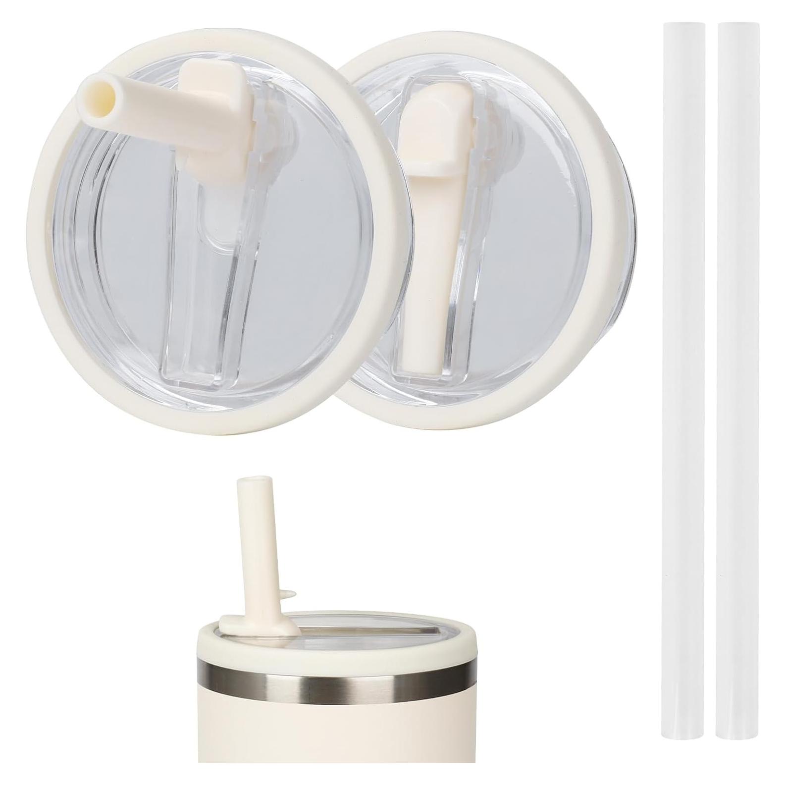 Tapa de Reemplazo para Vaso Stanley Quencher 20 oz - 2 PCS Marfil