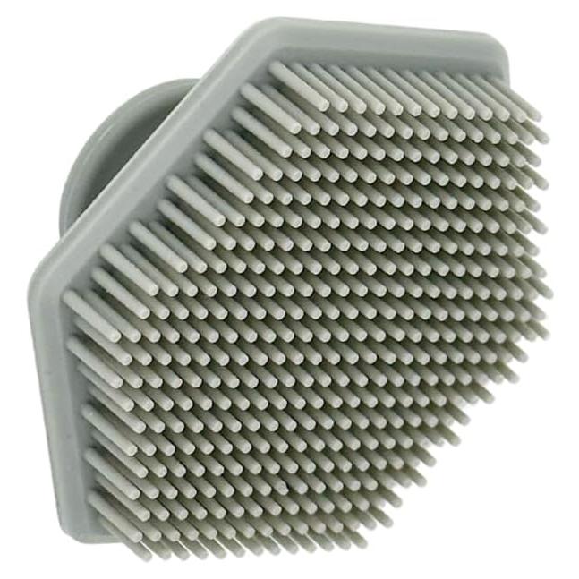 Cepillo Facial de Silicona Orgánico a Verde Gris - Exfoliante Suave