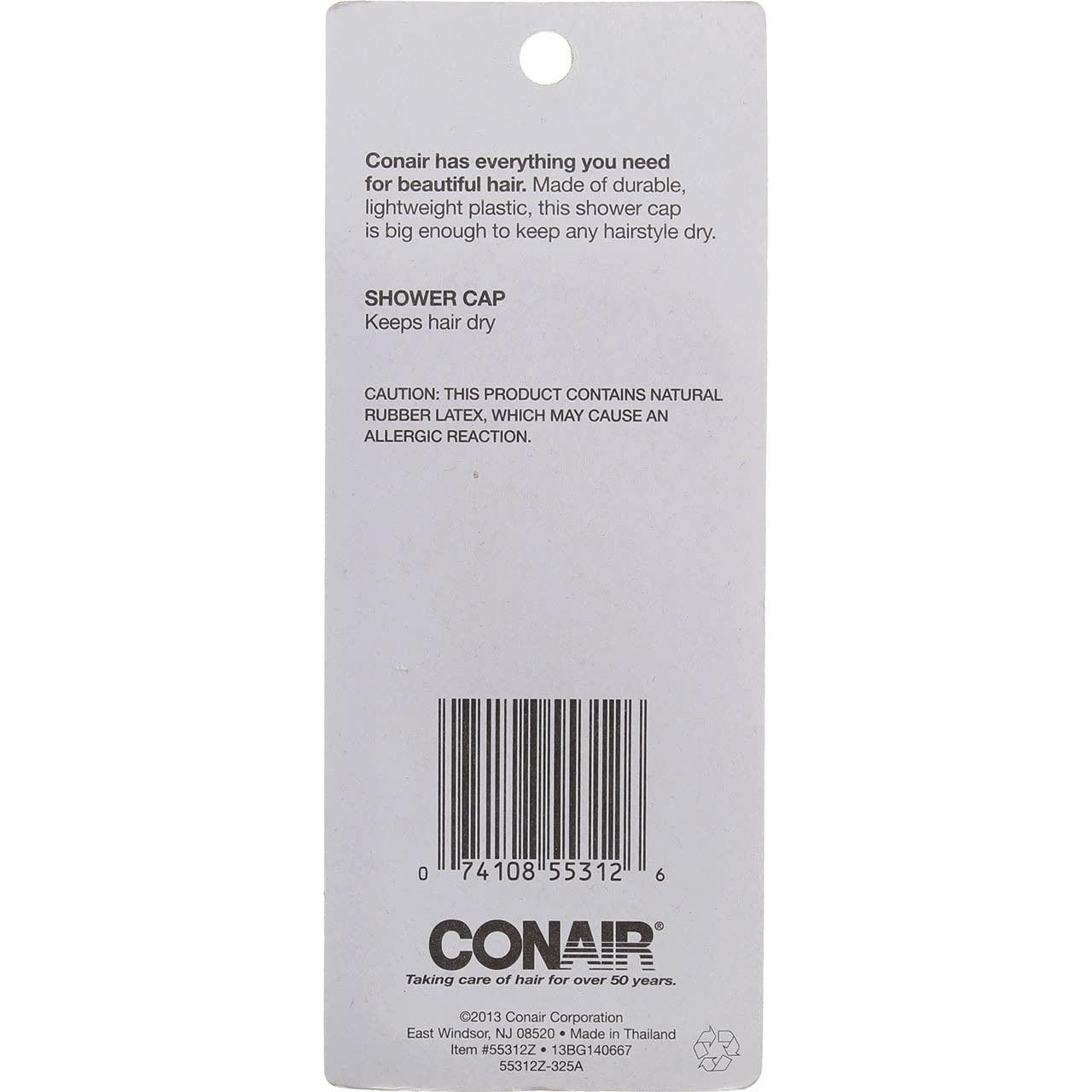 Gorro de Ducha Grande Conair - 6 Unidades Colores Variados