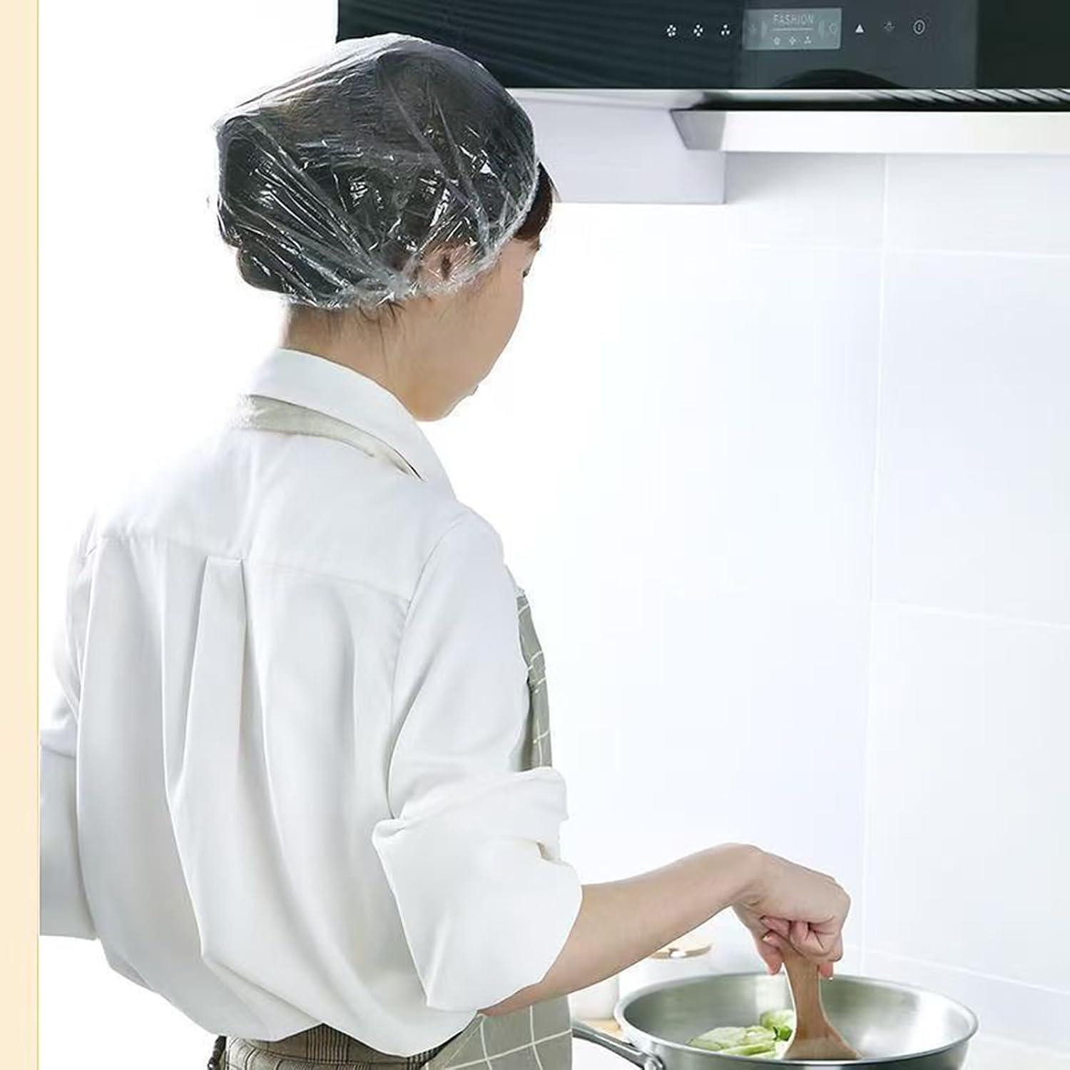 100 Gorras de Ducha Desechables MISSJOJIAY Impermeables