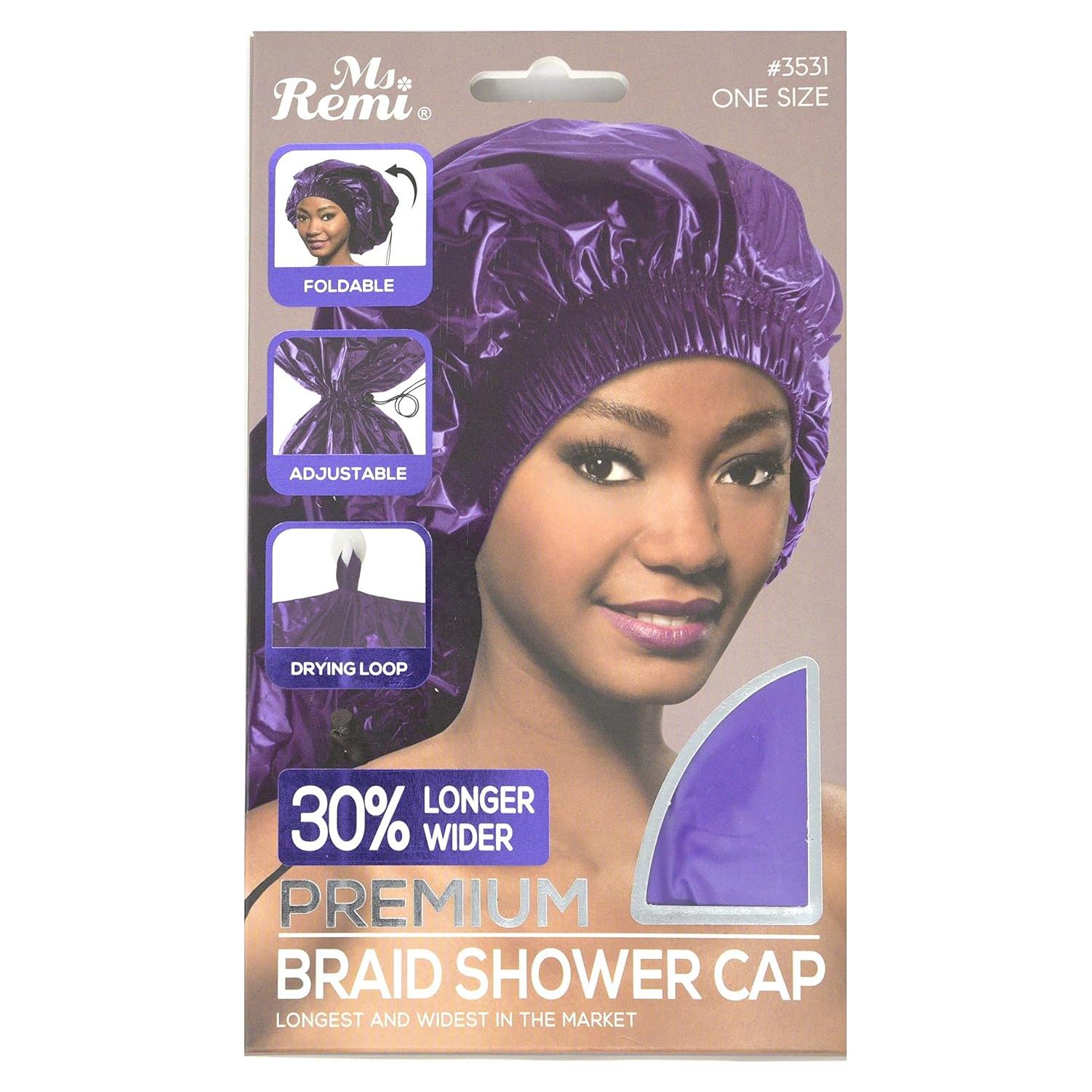 Gorro de Ducha Sra. Remi Max Jumbo Púrpura Talla Única