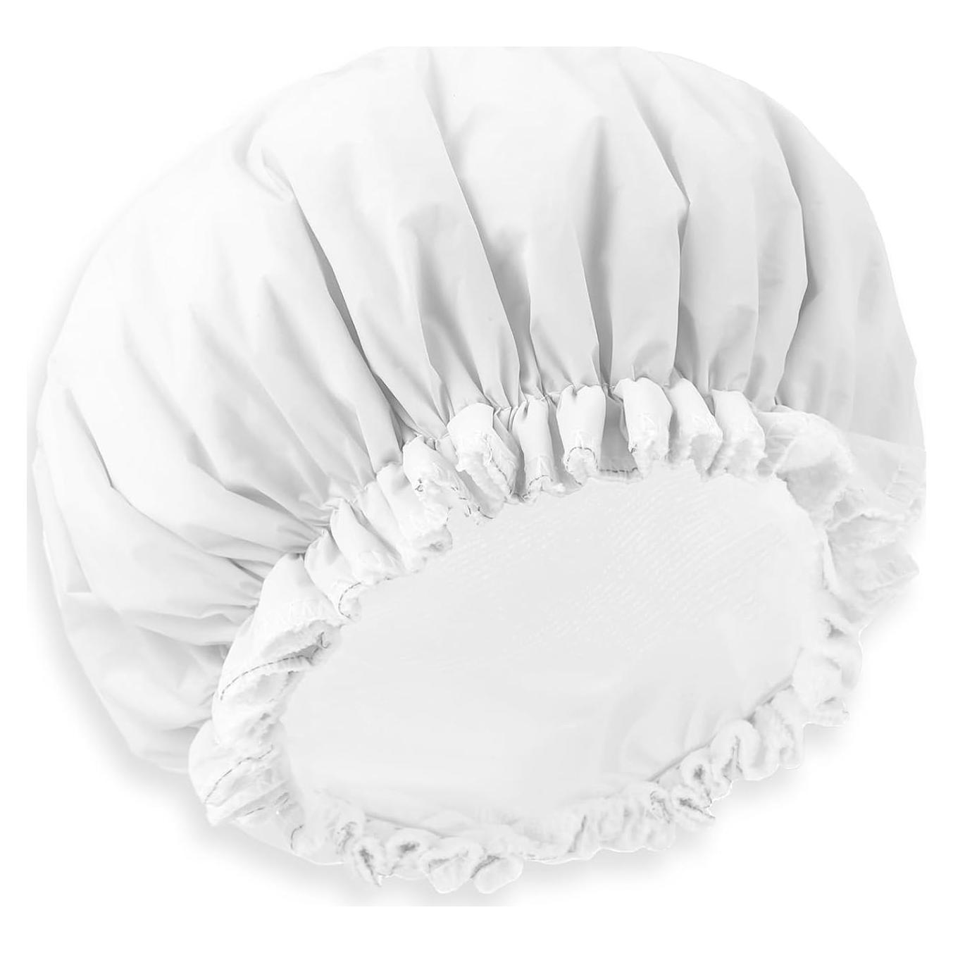 Gorro de Ducha Reutilizable JIYIN Doble Capa Impermeable 30cm