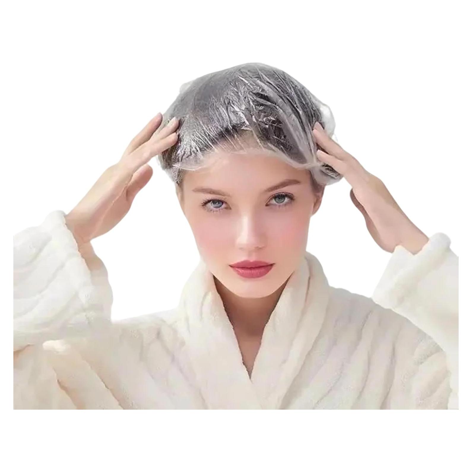 200 Gorras de Ducha Desechables SAOYOAS Impermeables Unisex