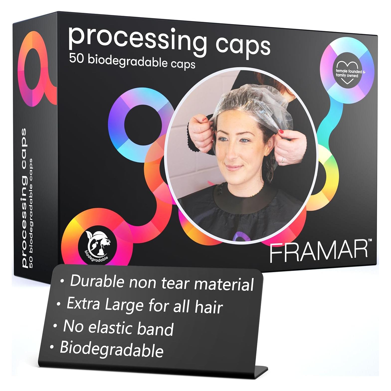 Gorras de Procesamiento Desechables FRAMAR XL - 50 Unidades