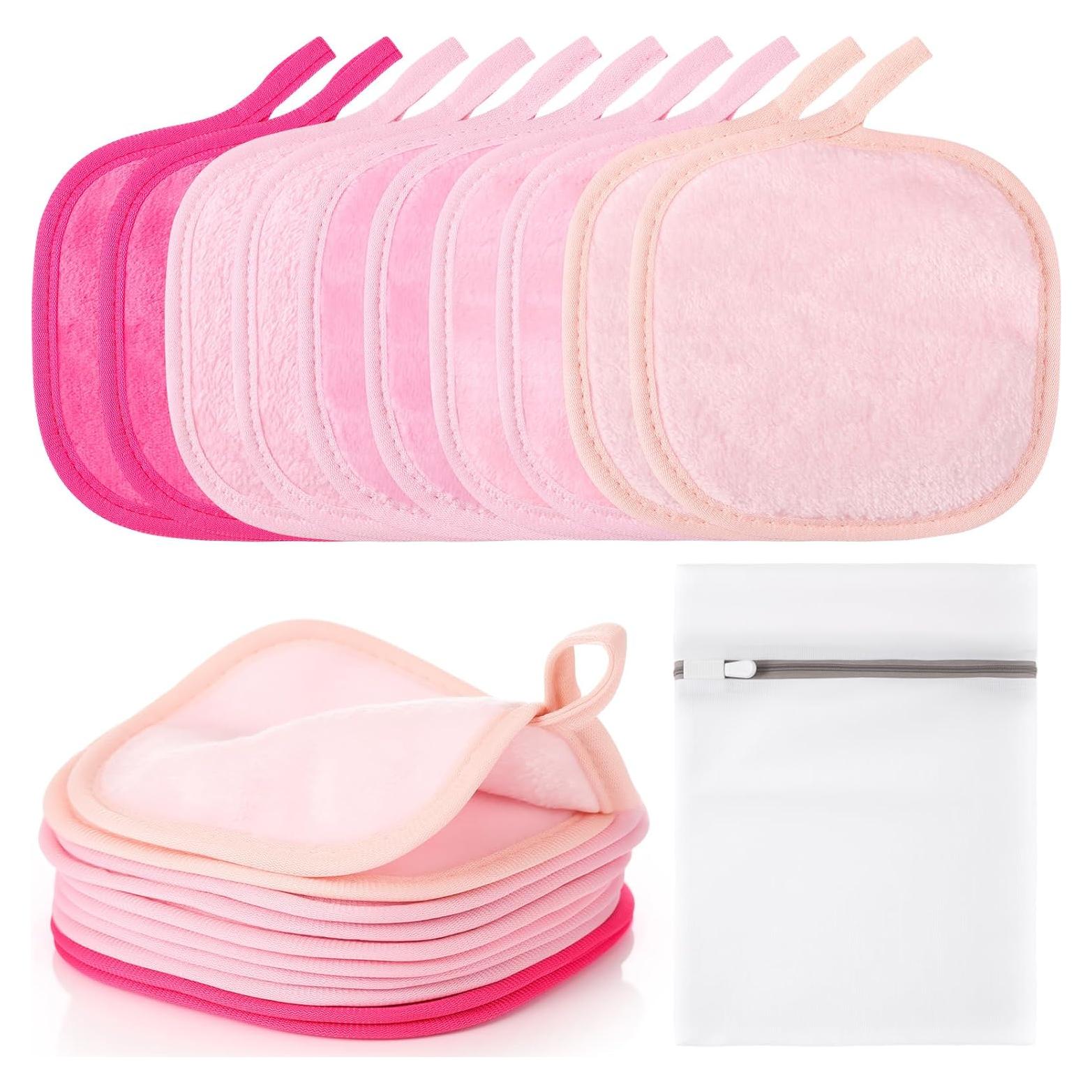 VitalCozy Paquete de 10 Toallas Desmaquillantes Reutilizables