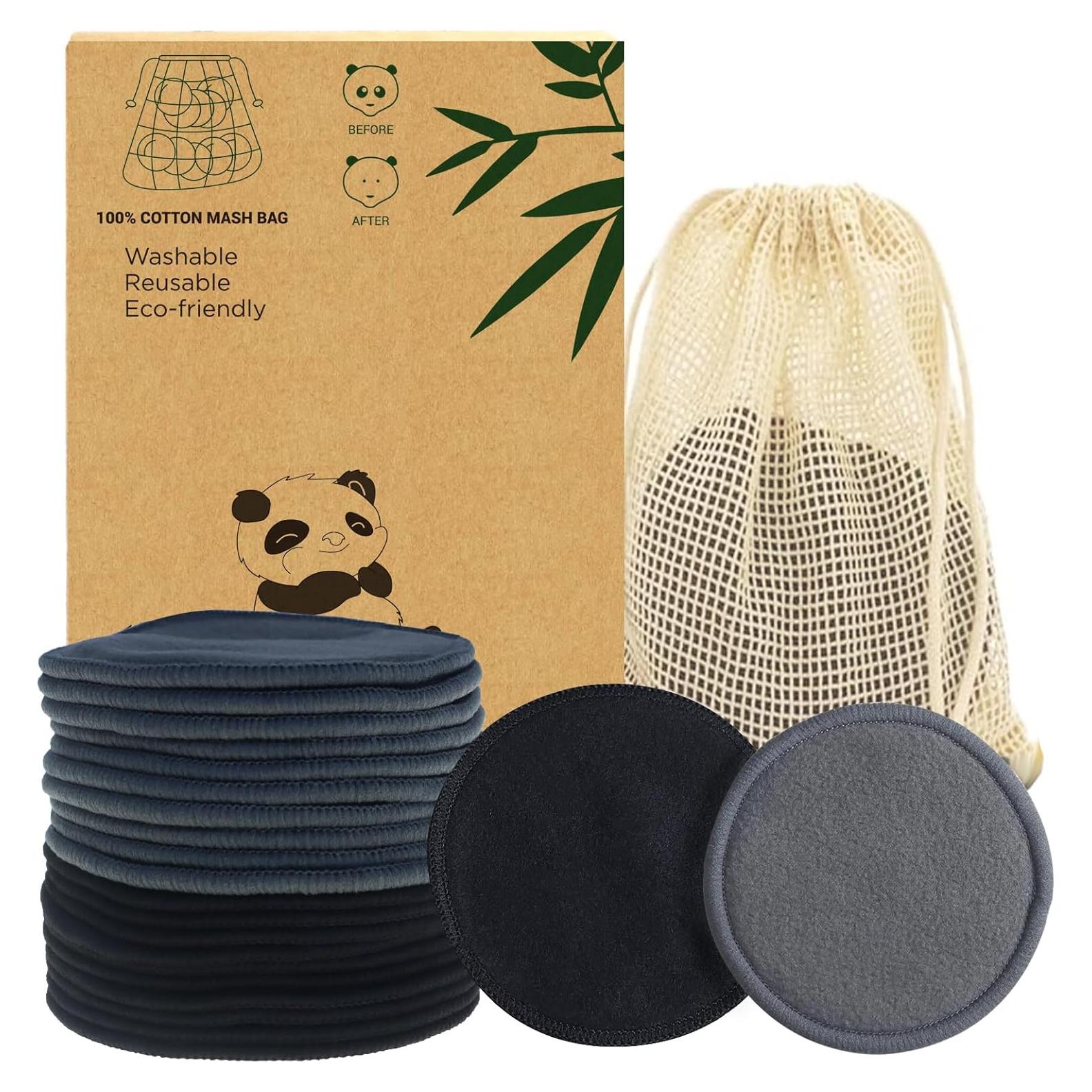 Discos Desmaquillantes Reutilizables Yiwu - 20 Piezas Algodón Bambú