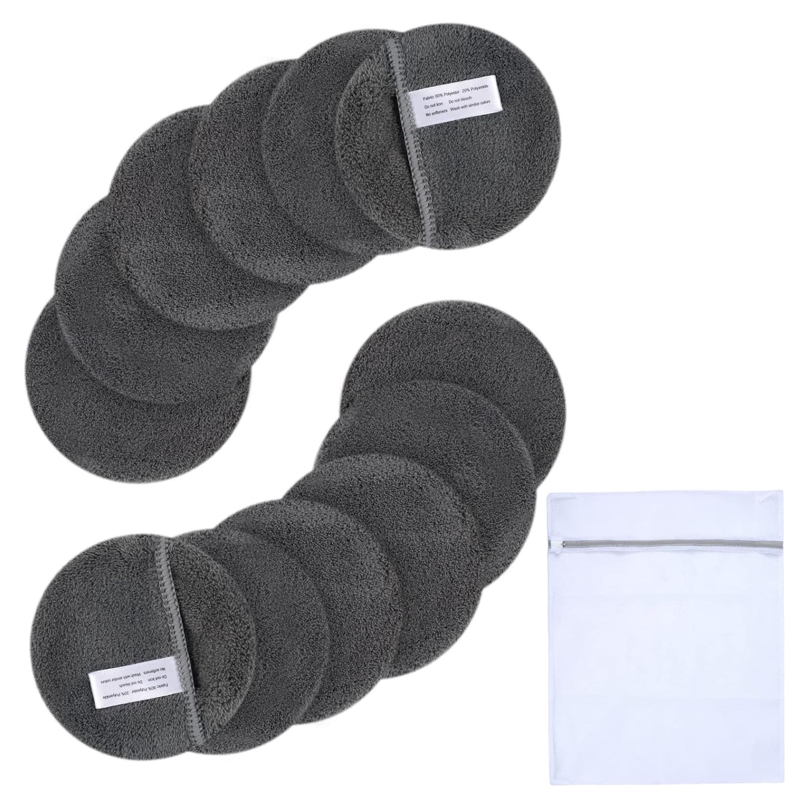 SUNLAND Almohadillas Reutilizables para Quitar Maquillaje 2 Pzs