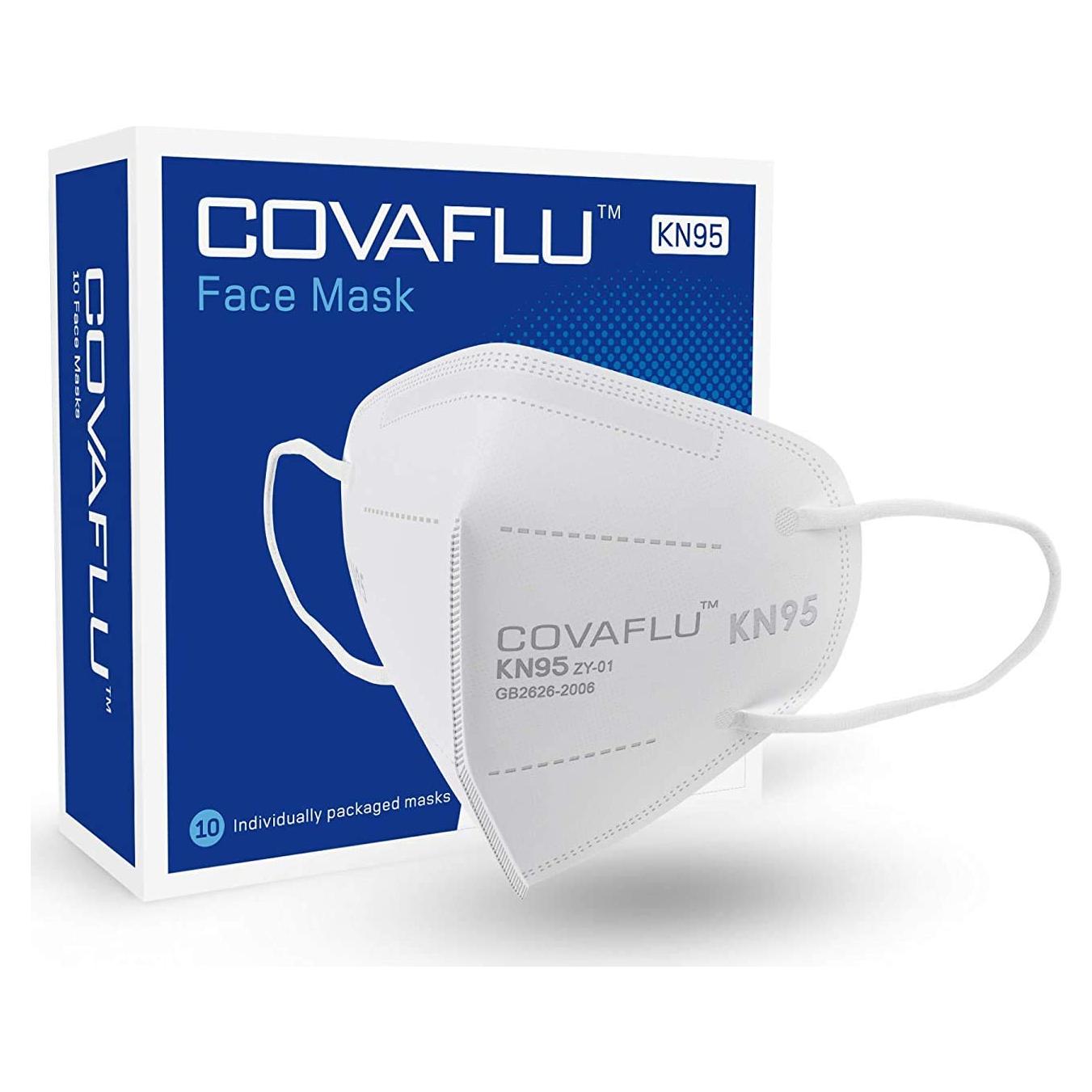 Mascarillas KN95 Covaflu Paquete de 10 - Protección 95%