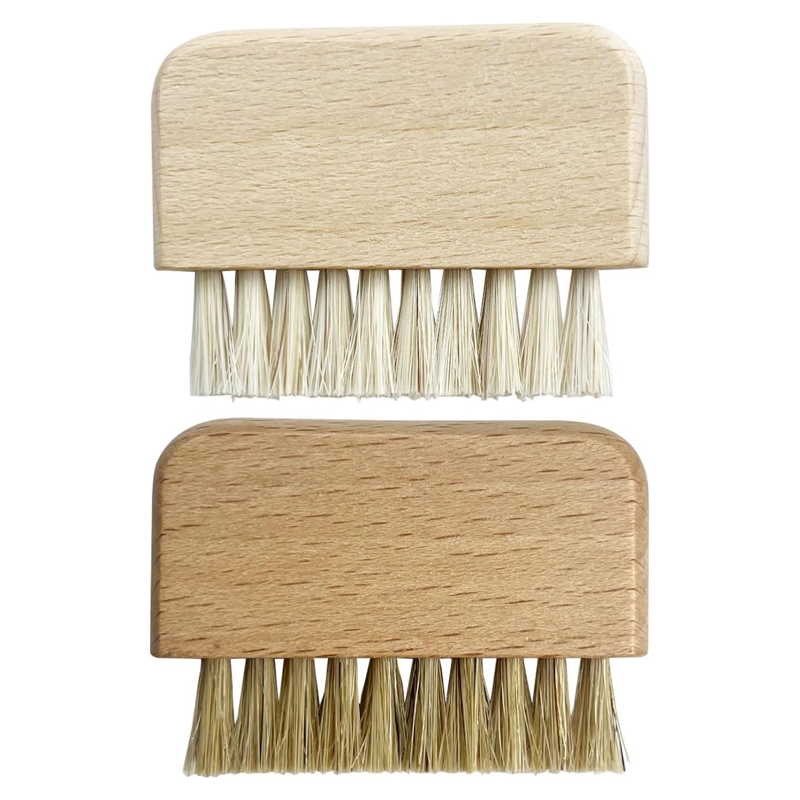 Cepillo de Uñas de Madera Jaasuee Compacto 6.5x6.4cm