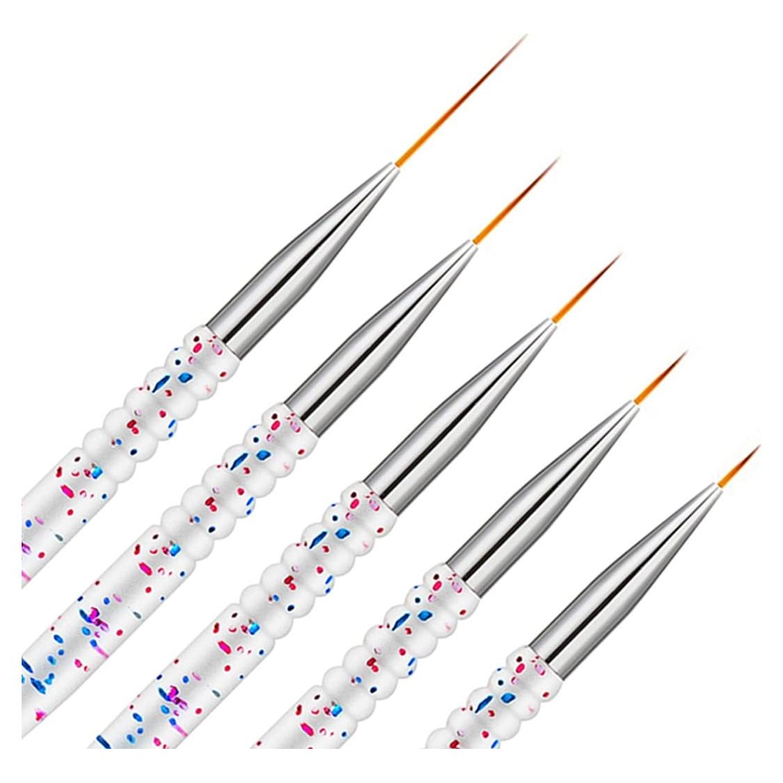 Set de Pinceles de Arte de Uñas Etercycle 5 Piezas 7-20mm