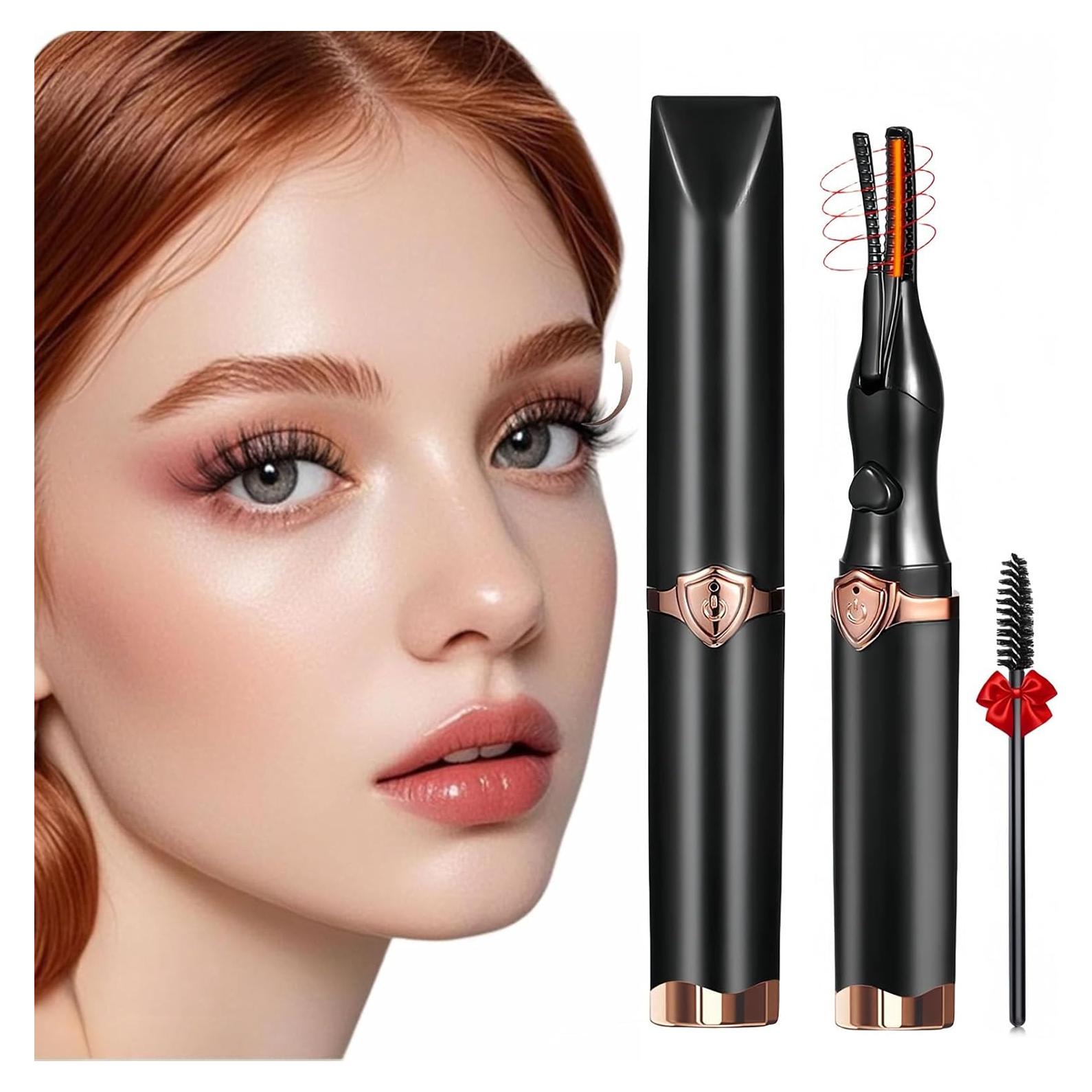 Rizador de Pestañas Calentado Acavado Negro 3 Temperaturas