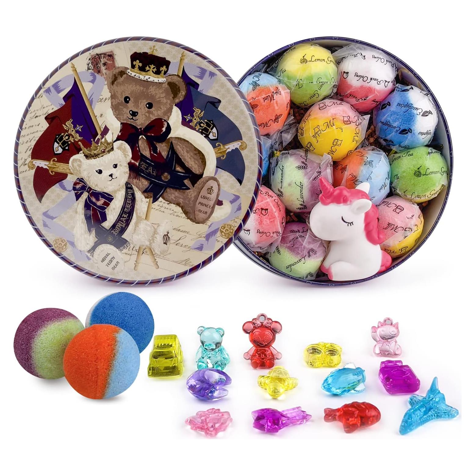 Bombas de baño DOVIPE 12 Piezas con Juguetes Sorpresa