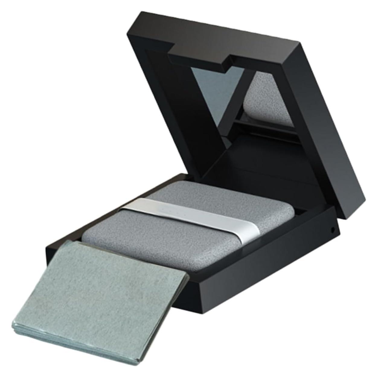 Papel Absorbente de Aceite Facial MUCKLILY con Espejo 6.4x6.2cm