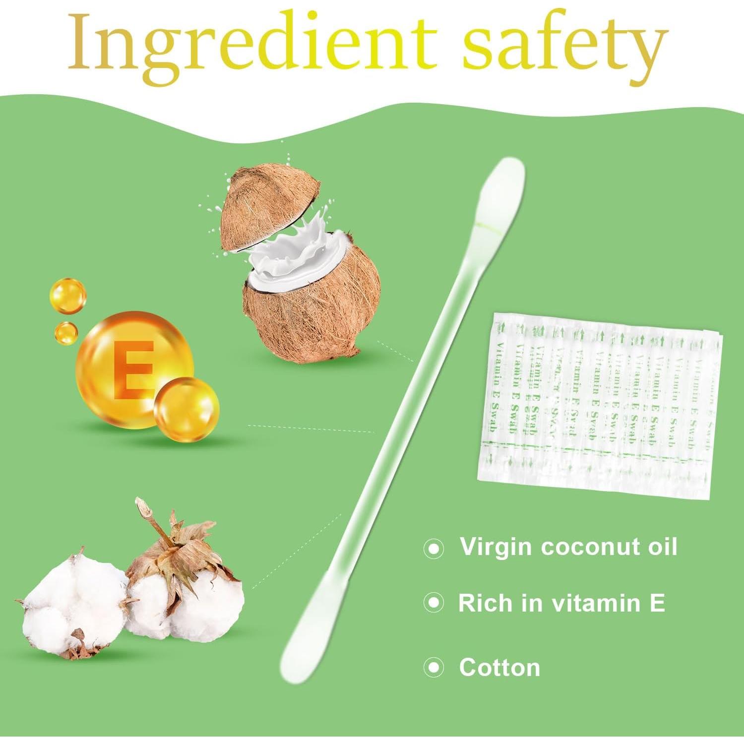 100 Bastones de Algodón Desechables Fenshine para Labios