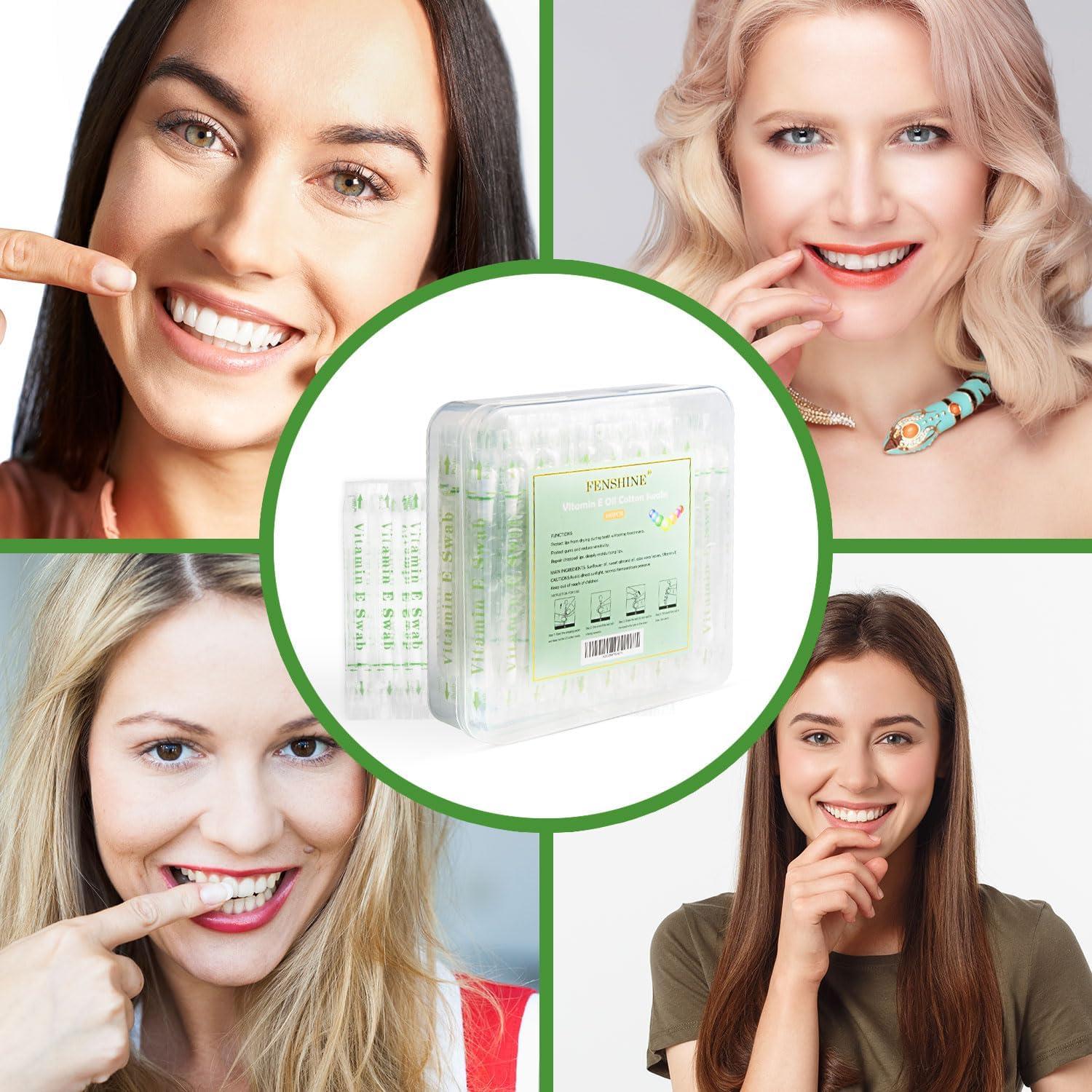 100 Bastones de Algodón Desechables Fenshine para Labios