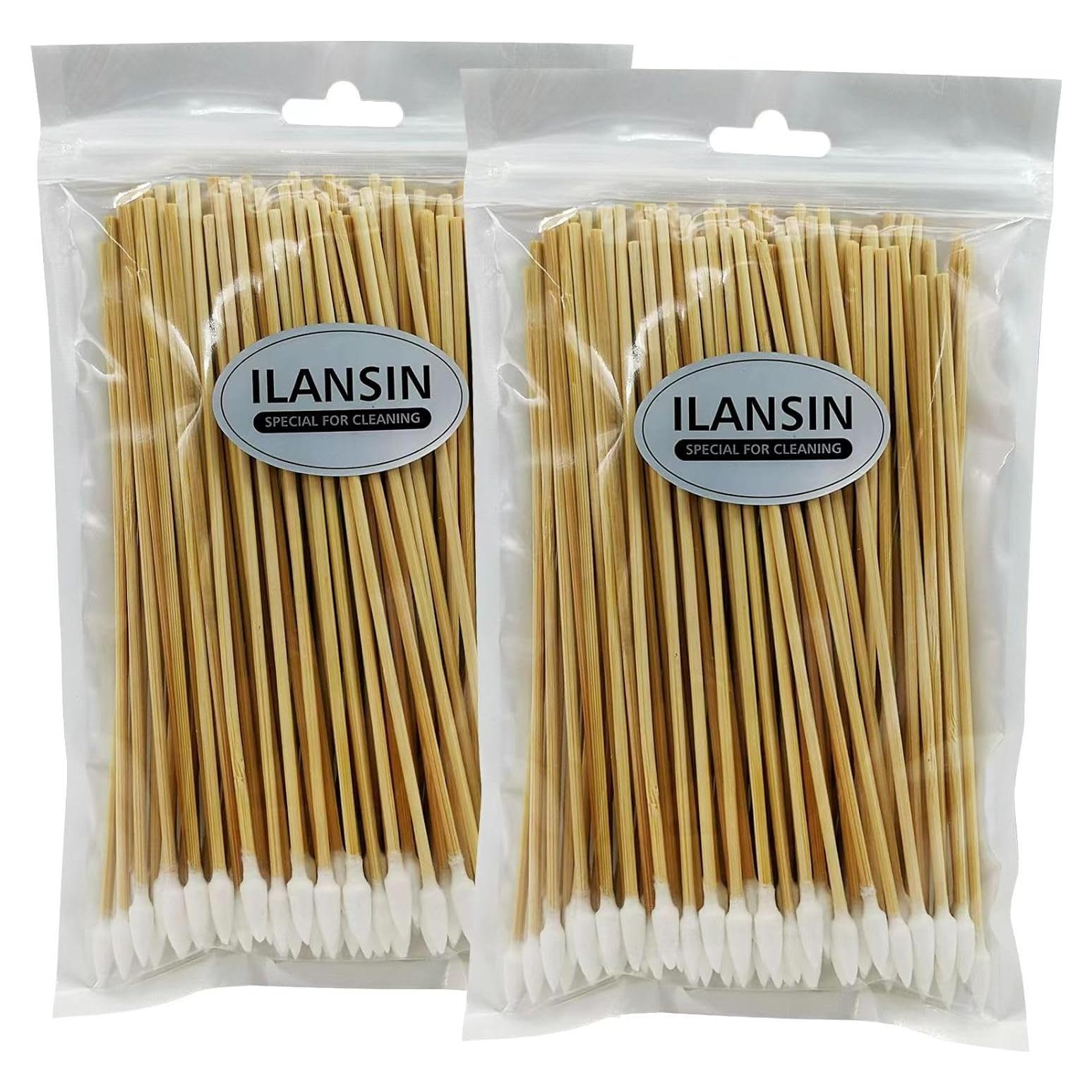 200 Hisopos de Algodón Biodegradables ILANSIN 15.24 cm