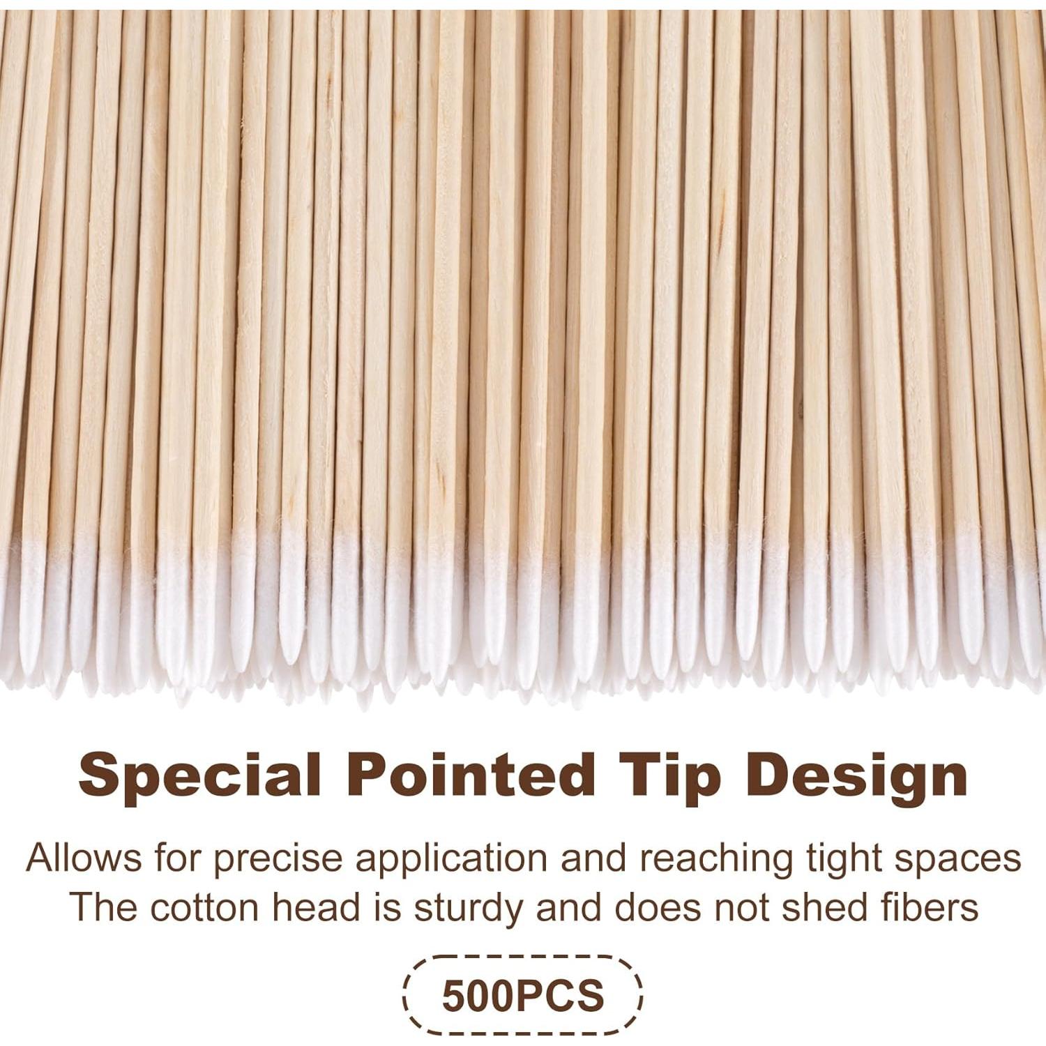 500 Bastoncillos de Algodón Precisión YALOJE para Maquillaje
