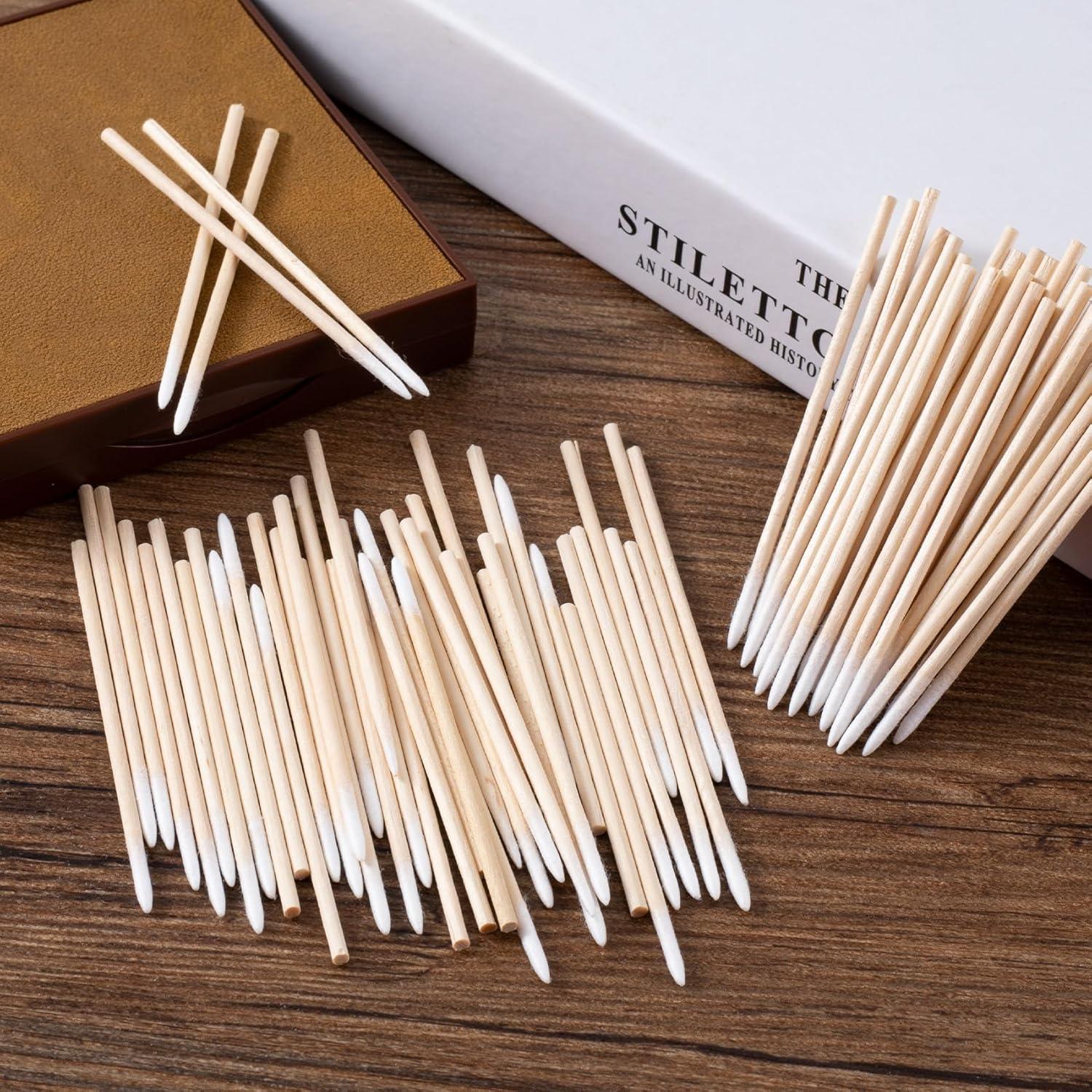 500 Bastoncillos de Algodón Precisión YALOJE para Maquillaje