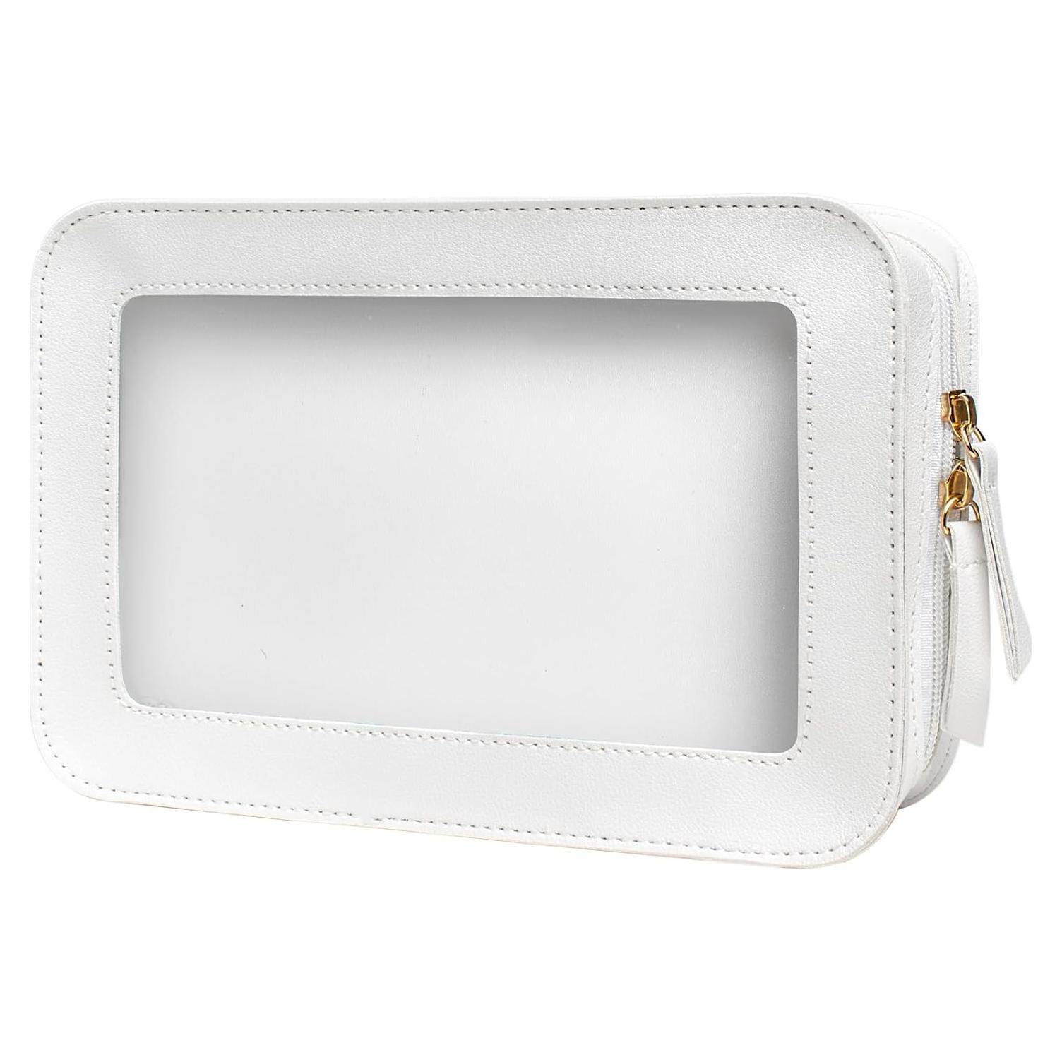 Bolsa de Maquillaje Transparente LETGO 23.5x15.5x7cm Aprobada TSA