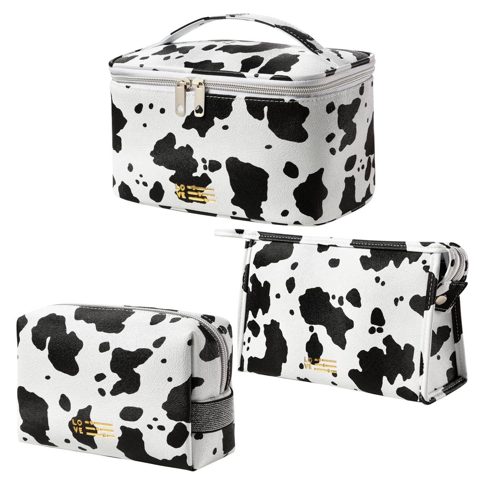 Bolsa de Maquillaje MIRASON 3 Piezas Impermeable Vaca