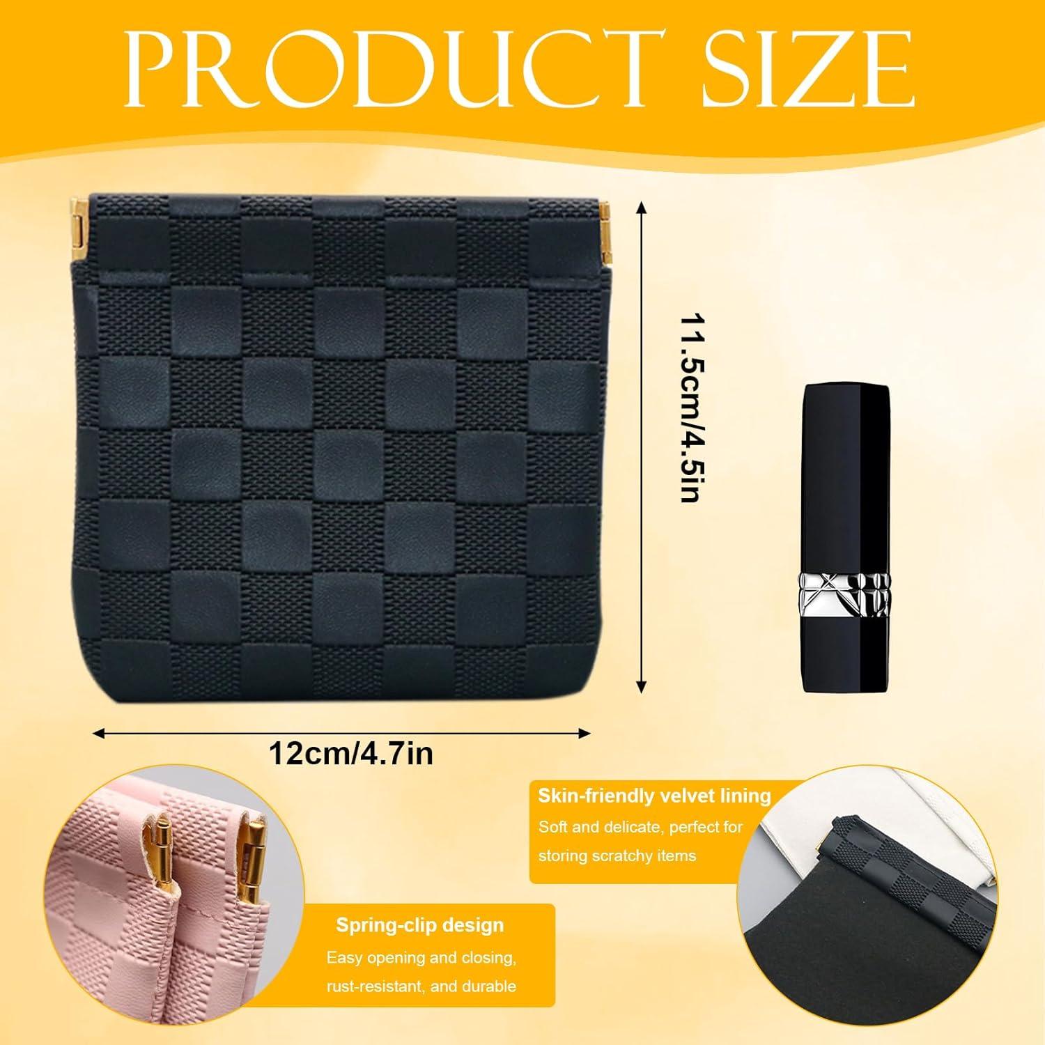 Estuche de Maquillaje 2 Piezas PENGJINYU Negro Beige