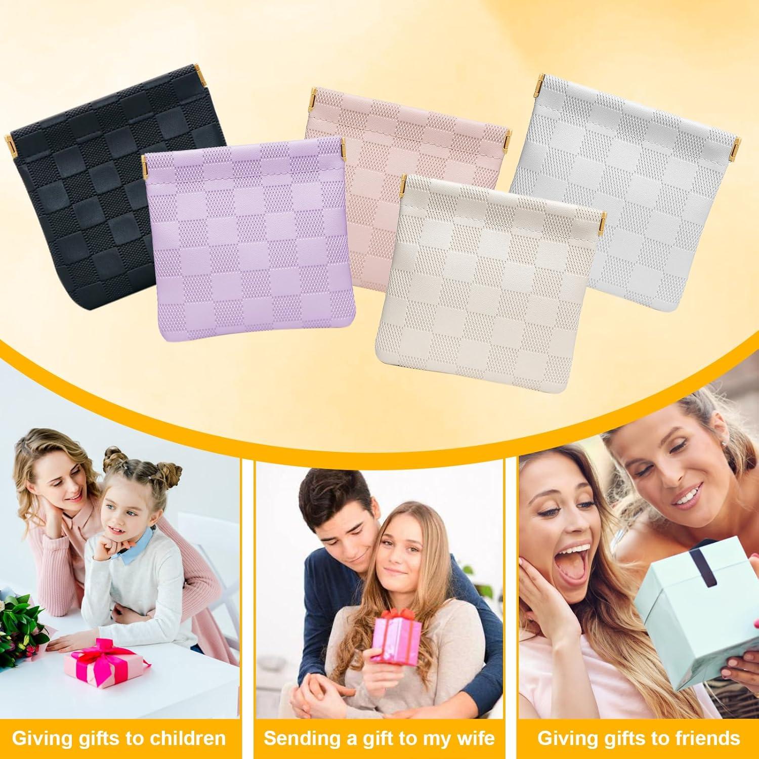 Estuche de Maquillaje 2 Piezas PENGJINYU Negro Beige