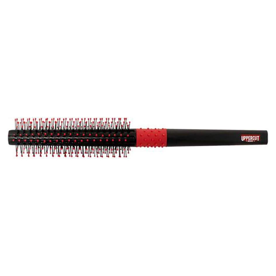 Rodillo Quiff Deluxe Uppercut - Cepillo Antideslizante Negro y Rojo