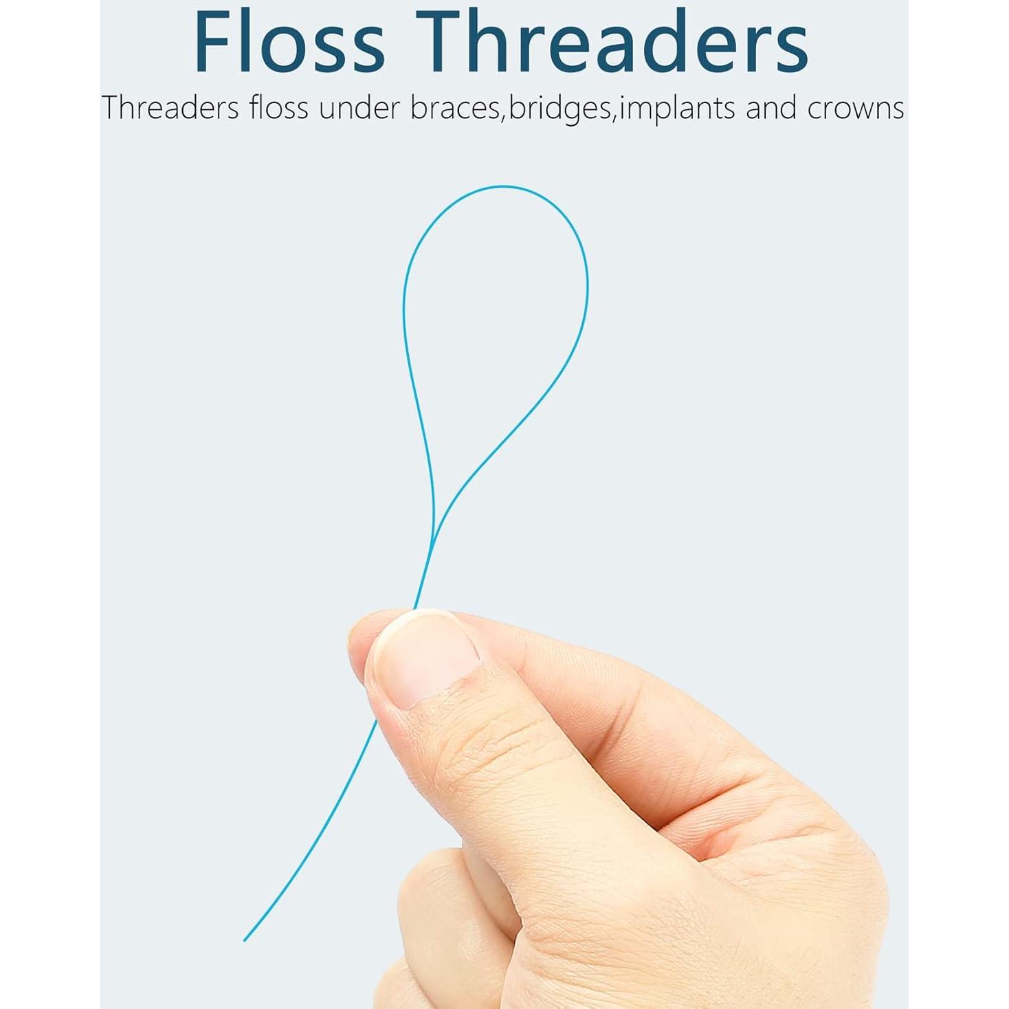 Hilo Dental de Limpieza Profunda DanTicy 200 Piezas Azul