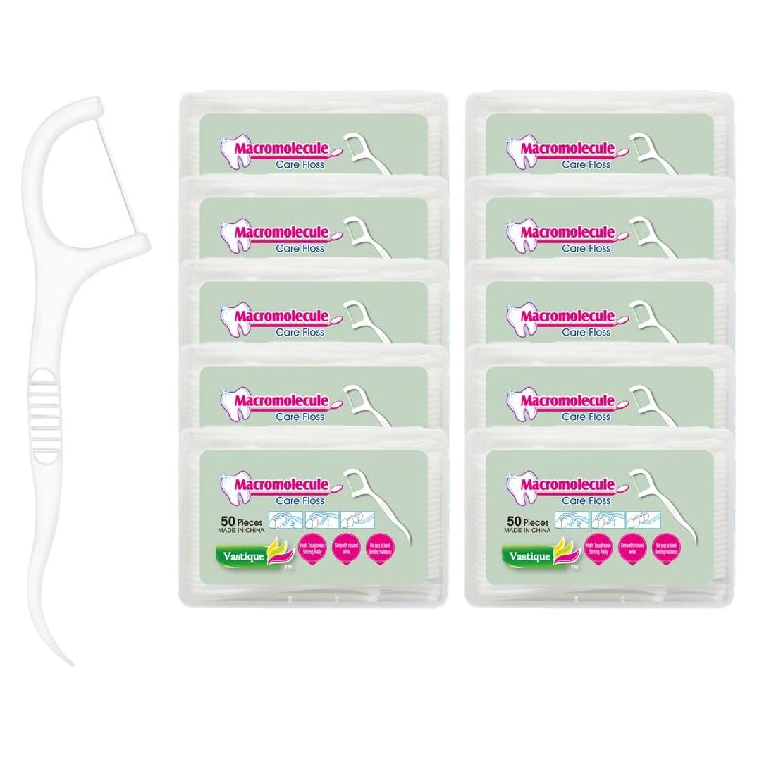 Palillos de Hilo Dental KAIMAY 500 Pcs Cuidado Oral Higiene
