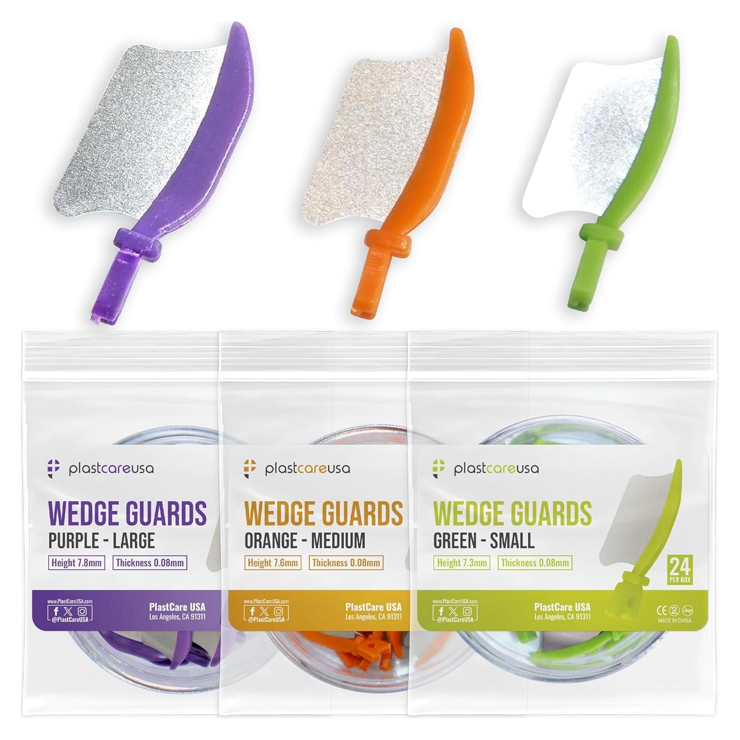 Paquete de 72 Protectores Dentales Cuña PlastCare USA - Libre de Látex y BPA