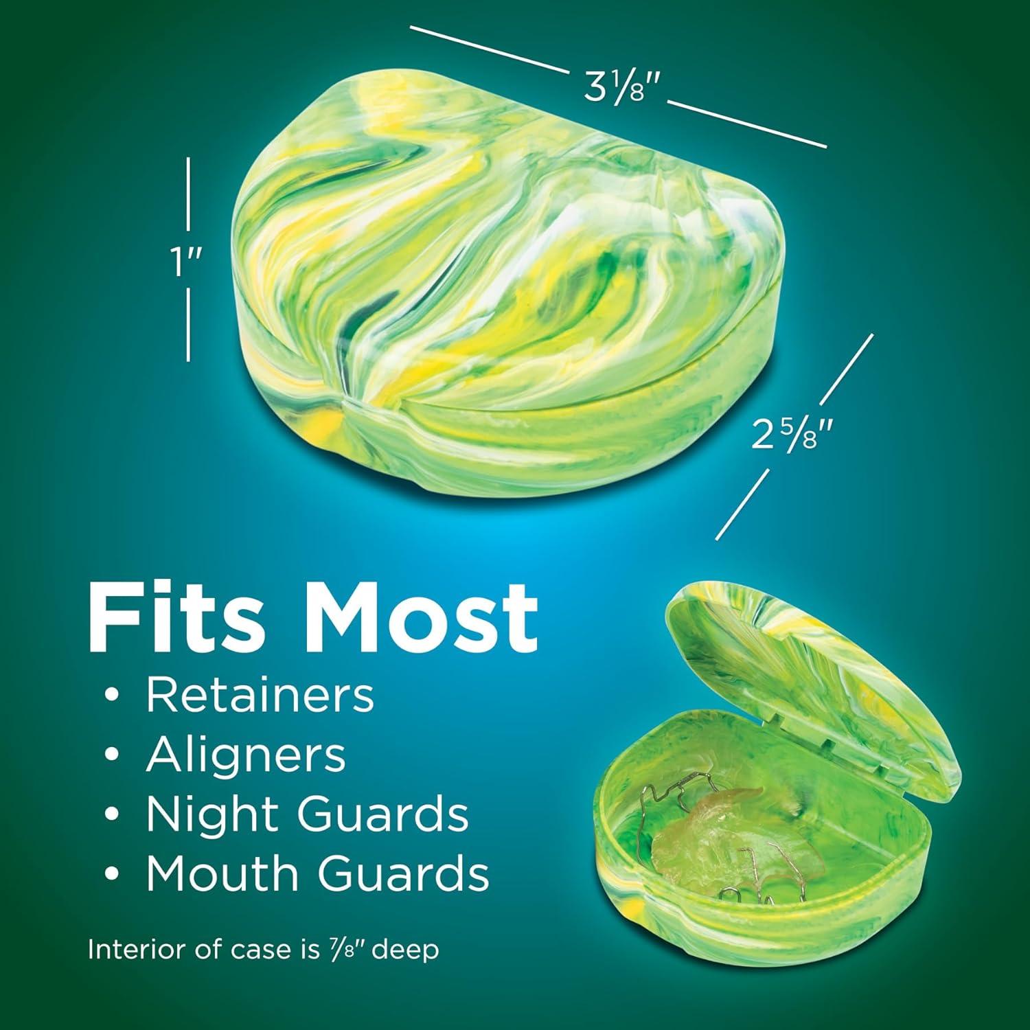 Estuches de Retenedor Dental Practicon Brights - Paquete de 6