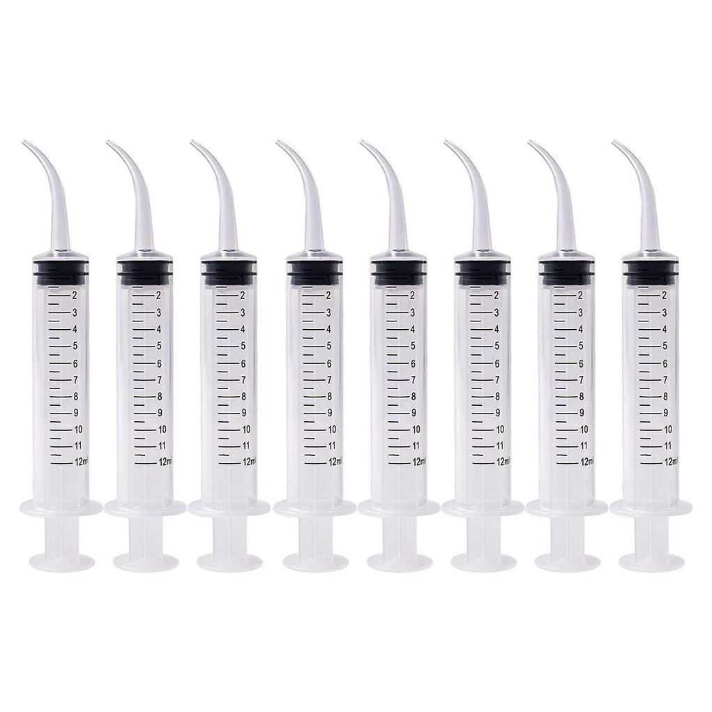 Jeringas de Irrigación Dental Tugood - Paquete de 8 de 12ml