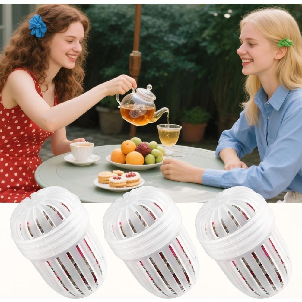 Juego de 3 Infusores de Té Reutilizables Kazheon 6.2x4.5cm