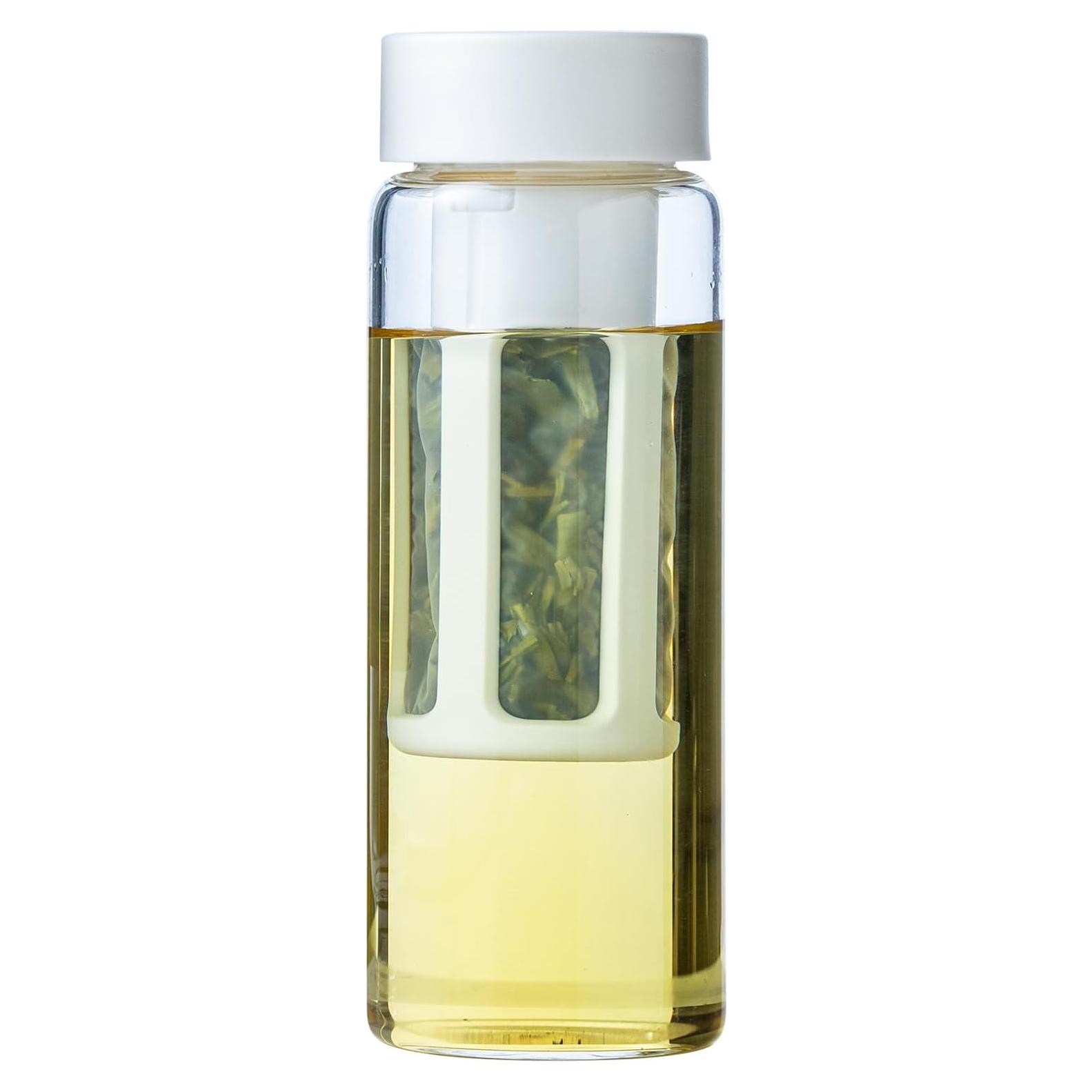 Botella Cold Brew 570ml Wangsdjy con Filtro Removible - Blanco