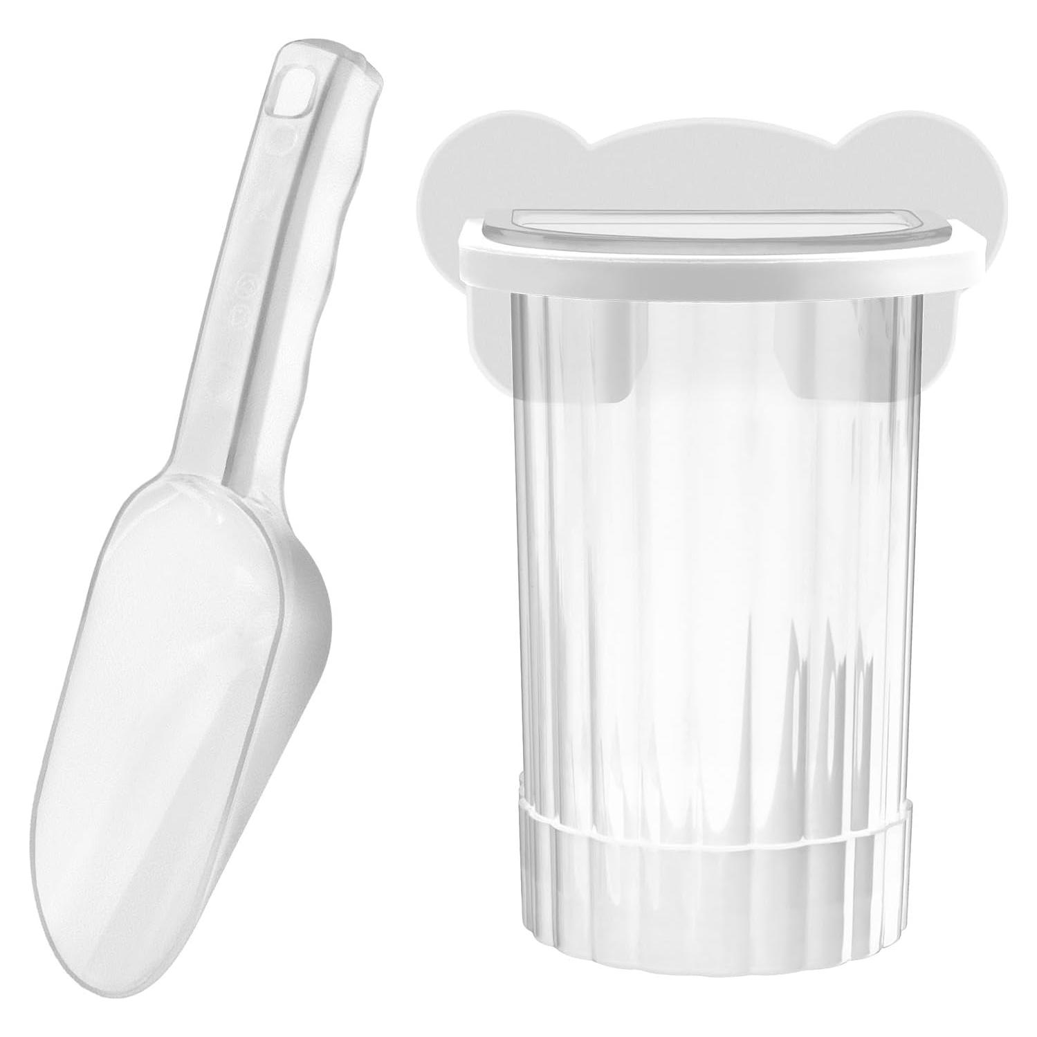 Cuchara de Hielo con Soporte Yitexin - Plástico Blanco Multifuncional