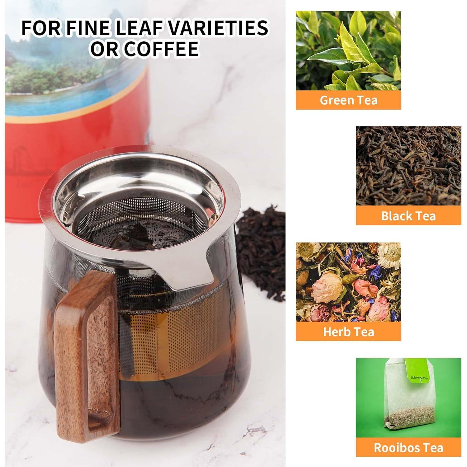 Infusor de Té Vaincre de Acero Inoxidable con Tapa - Malla Fina