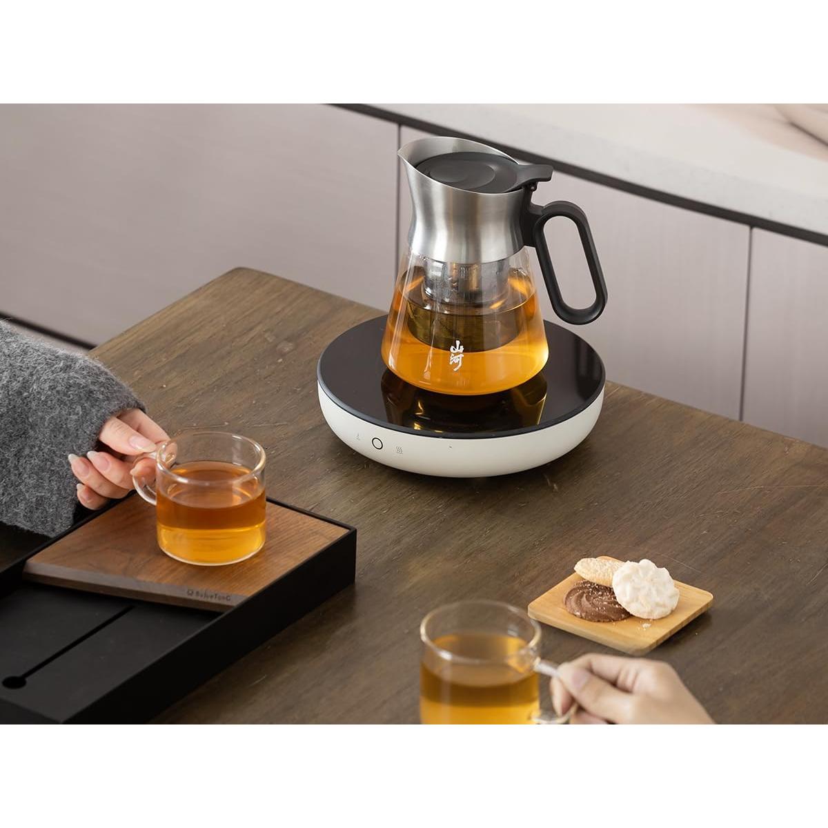 Tetera de Vidrio ZENS con Infusor 0.68L Acero Inoxidable