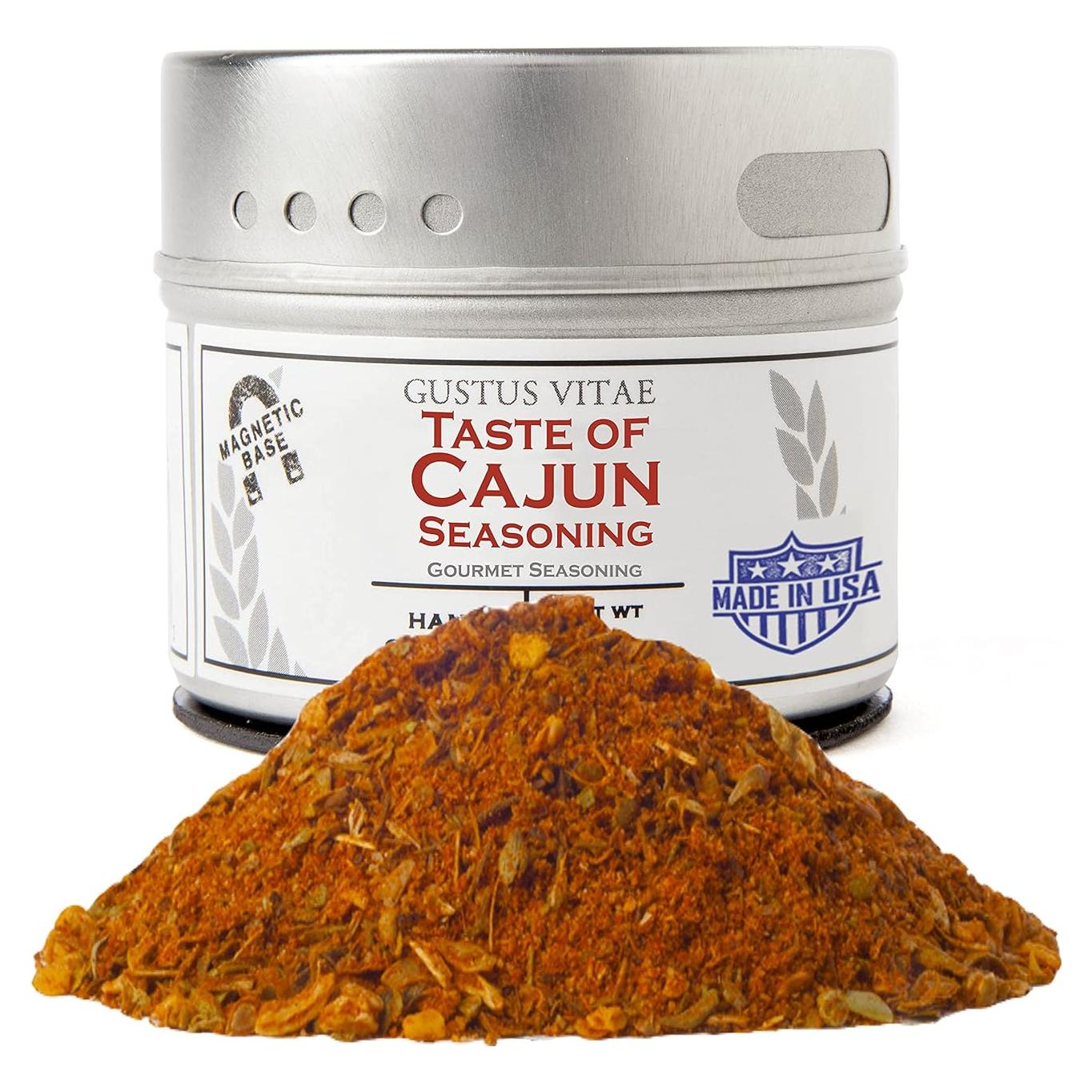 Sazonador Gourmet Cajún Gustus Vitae 65g - Todo Natural