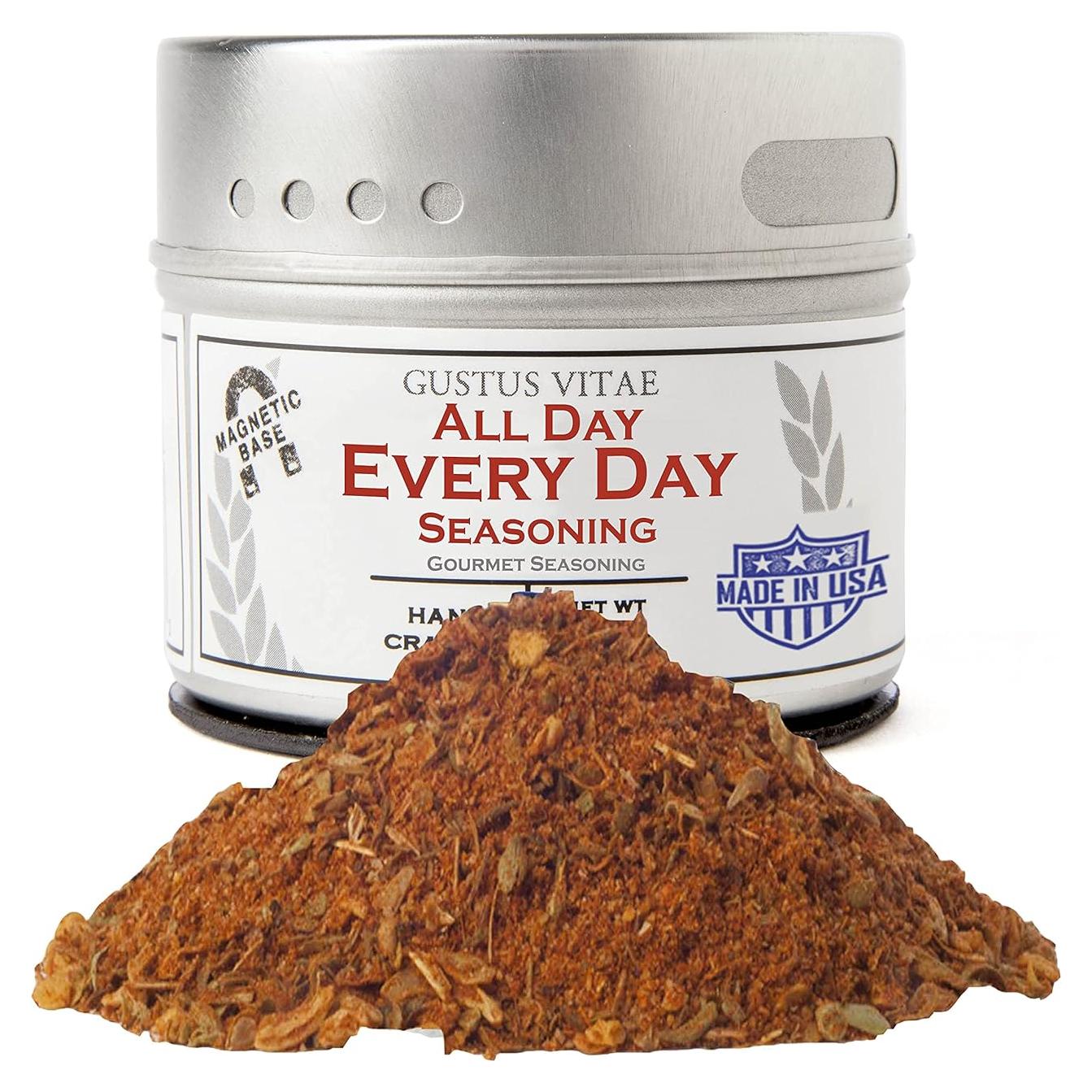 Sazonador Gourmet Todo el Día Gustus Vitae 65g - 100% Natural