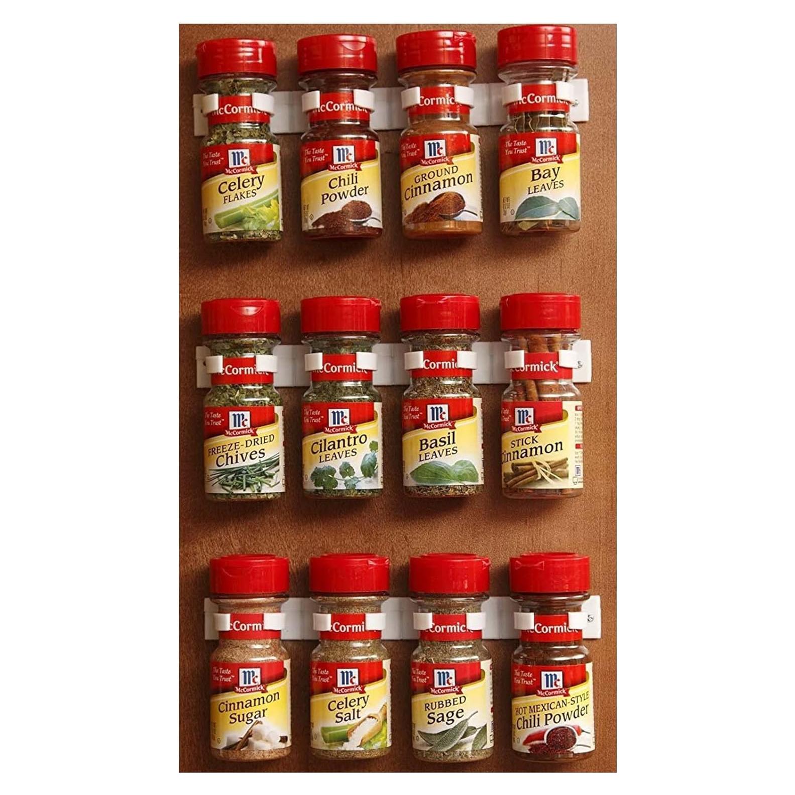 Clips para Especias Bellemain - Set de 3, Ajustables y Adhesivos