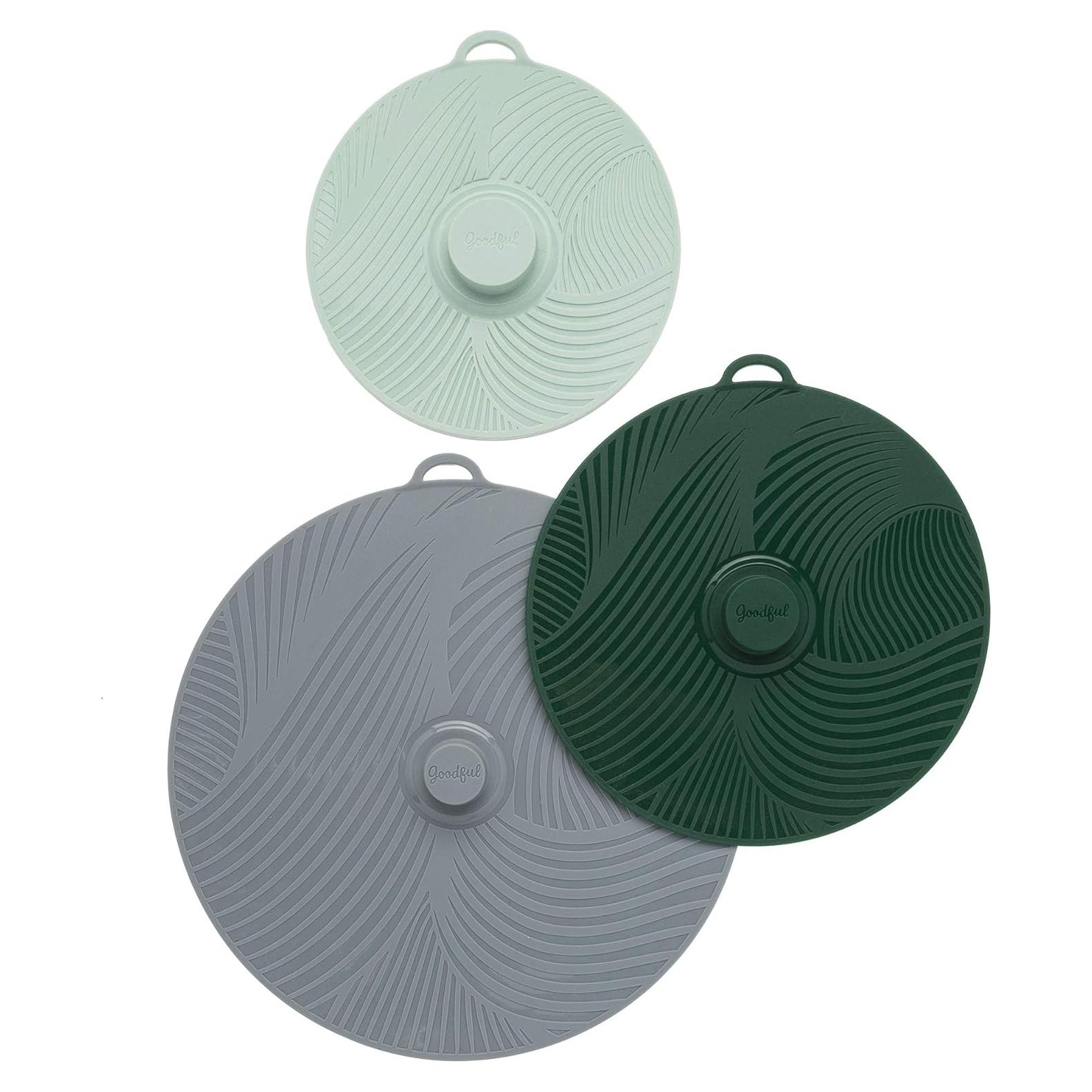 Tapa Universal de Silicona Goodful 3 Piezas Resistente al Calor