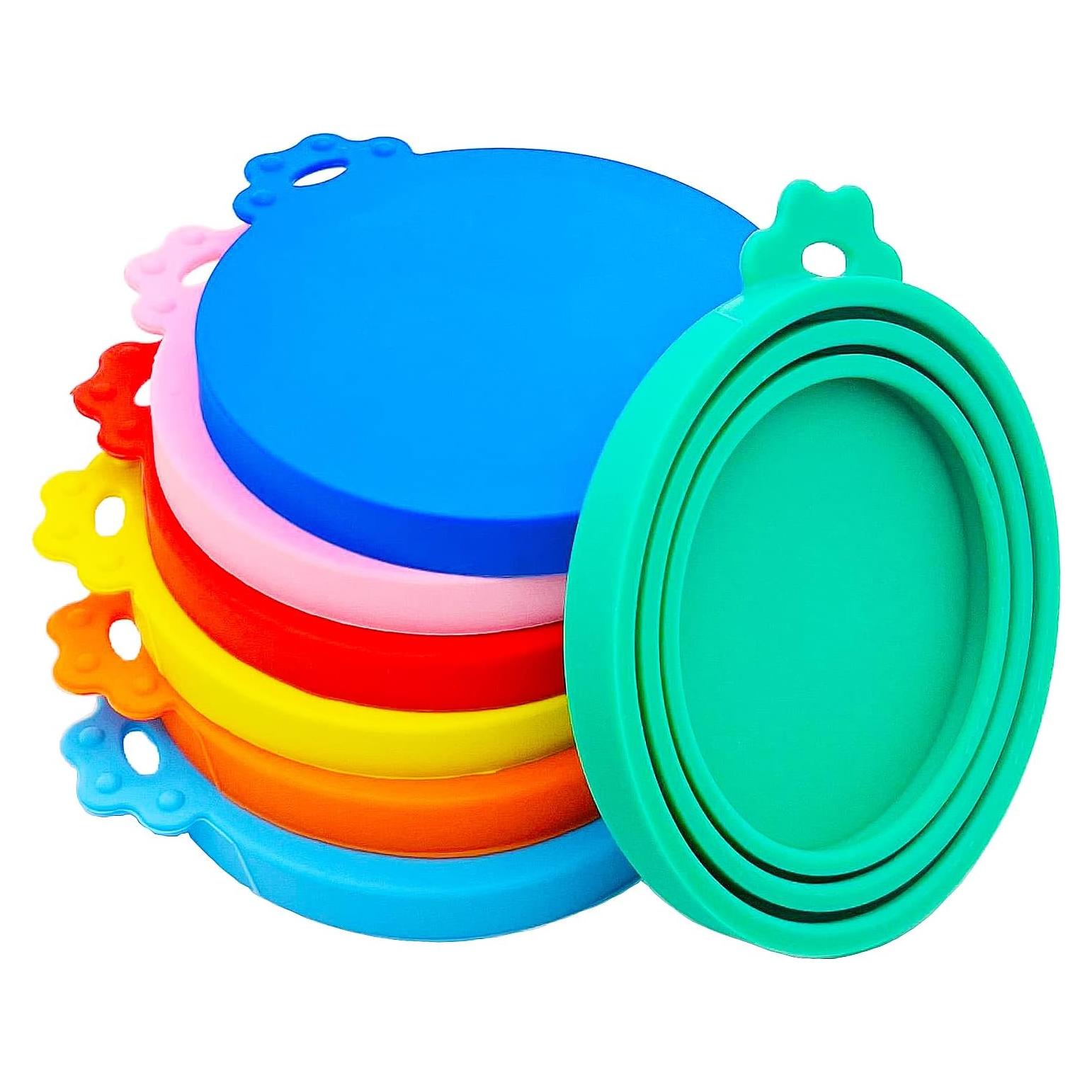 Cubiertas de Latas para Mascotas MYYZMY - 7 Piezas Silicona BPA
