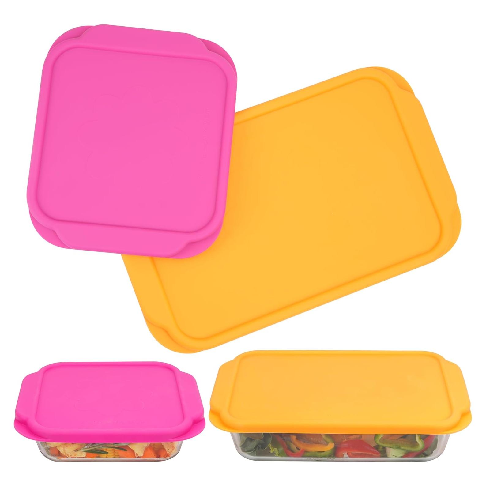 Tapas de Silicona Purekra para Pyrex 222 y 233 - 2 Unidades