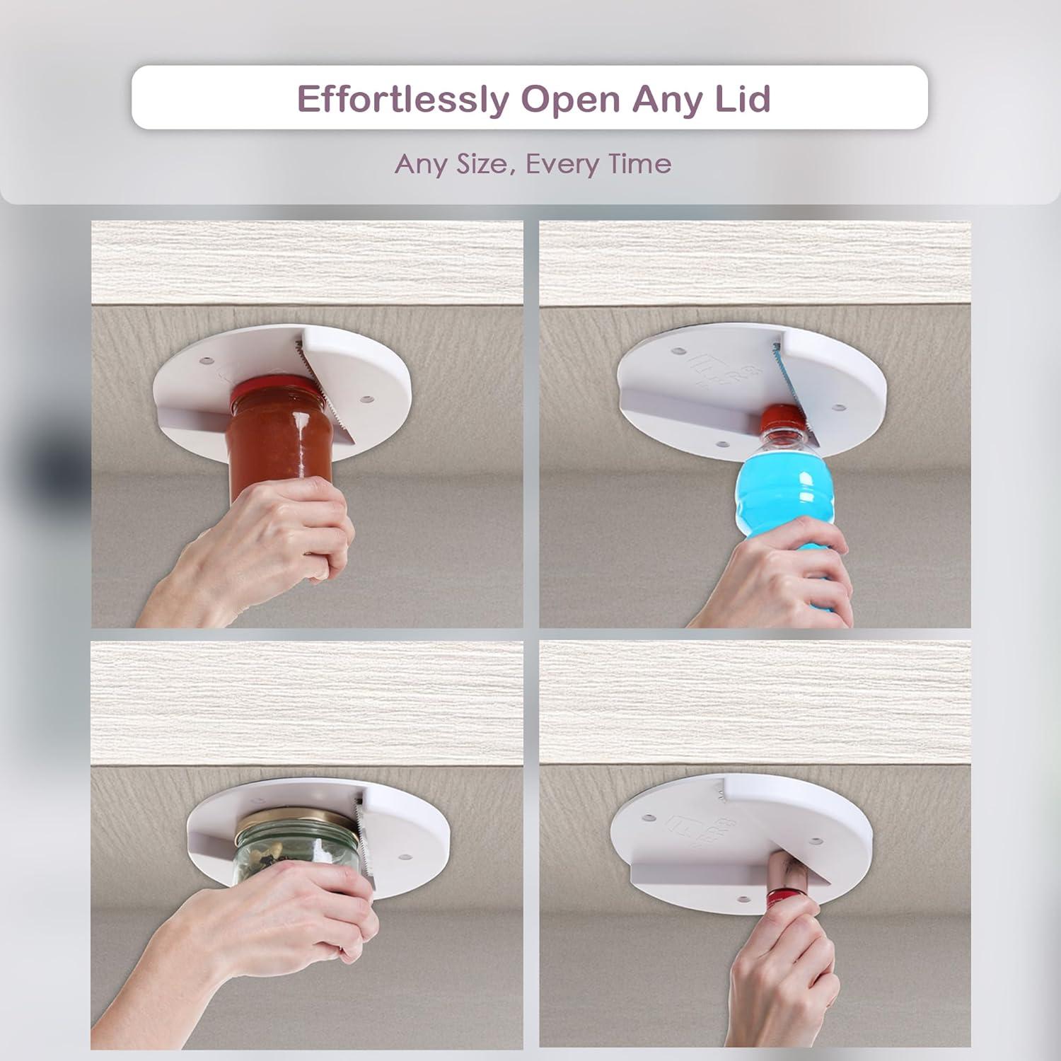 Abridor de Tarros Ferb Blanco para Personas Mayores - Gadget de Cocina