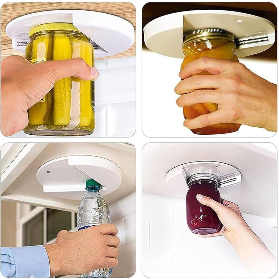 Abridor de Tarros Ferb Blanco para Personas Mayores - Gadget de Cocina