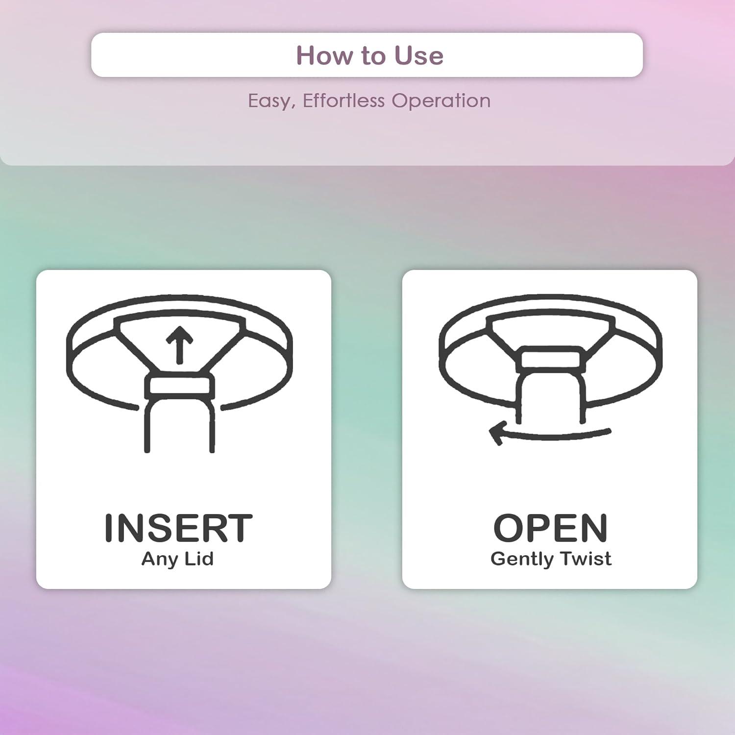 Abridor de Tarros Ferb Blanco para Personas Mayores - Gadget de Cocina