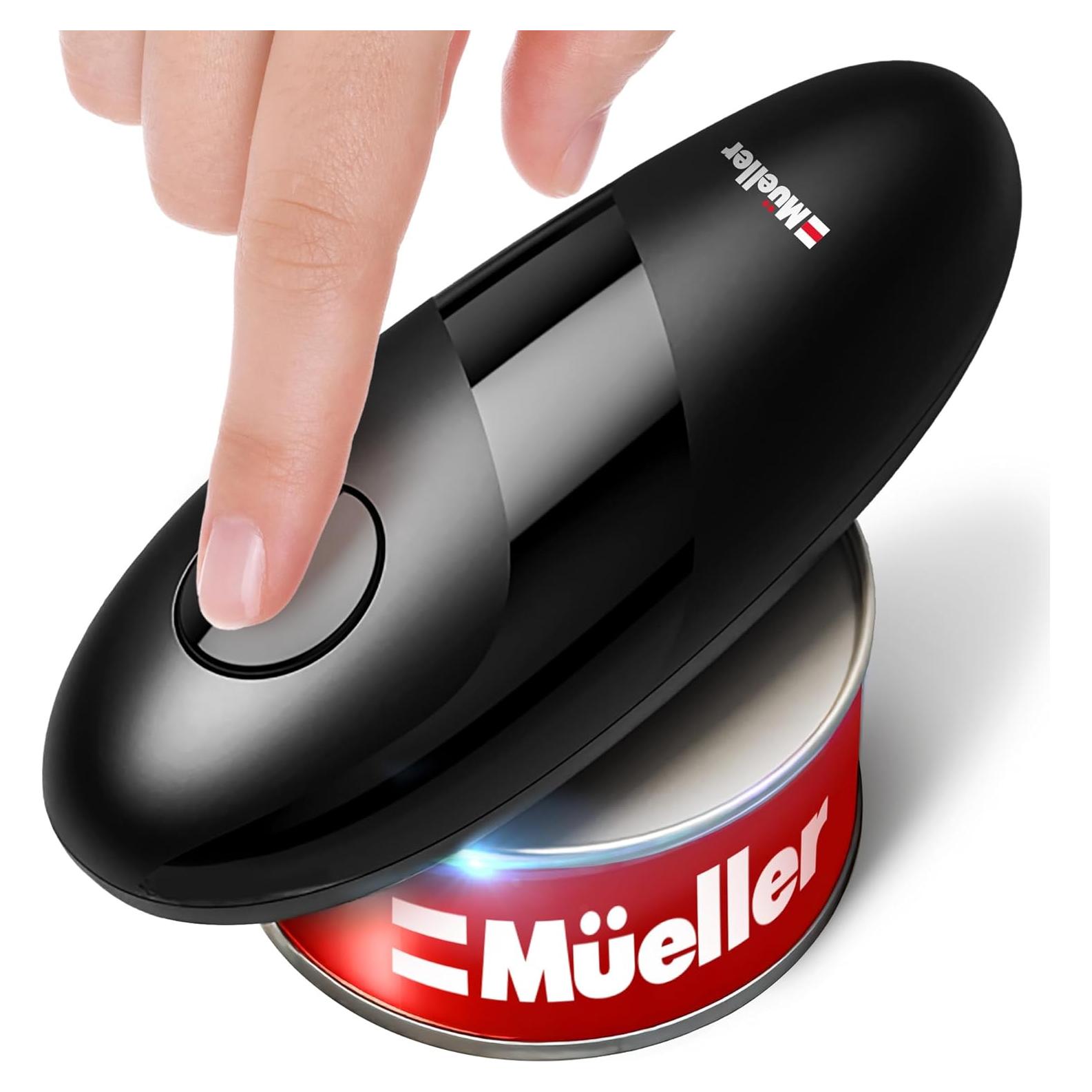 Abrelatas Eléctrico Mueller SmoothEdge - Automático, Negro